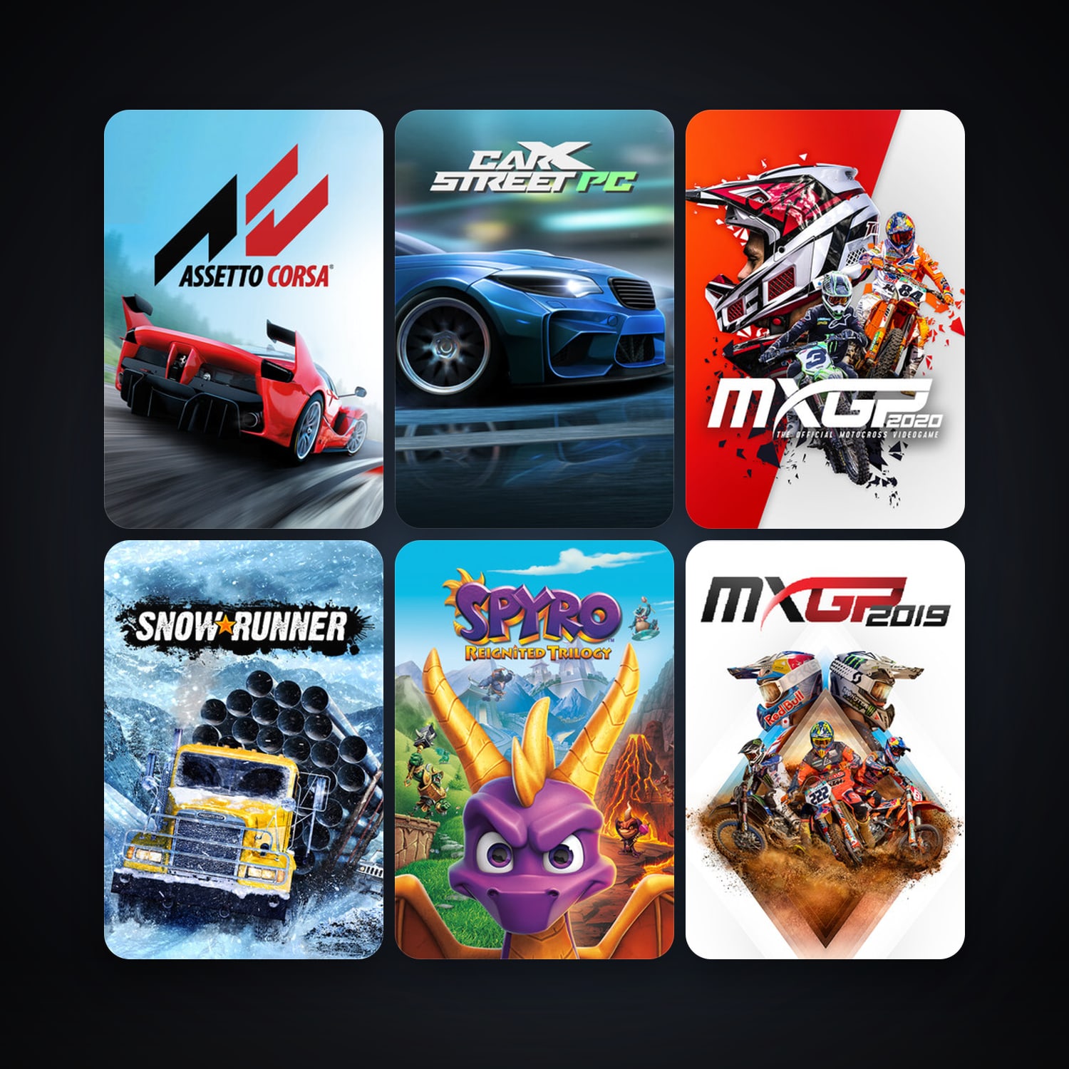 Assetto Corsa + Raft, 49 games, clean — HabibiAccounts