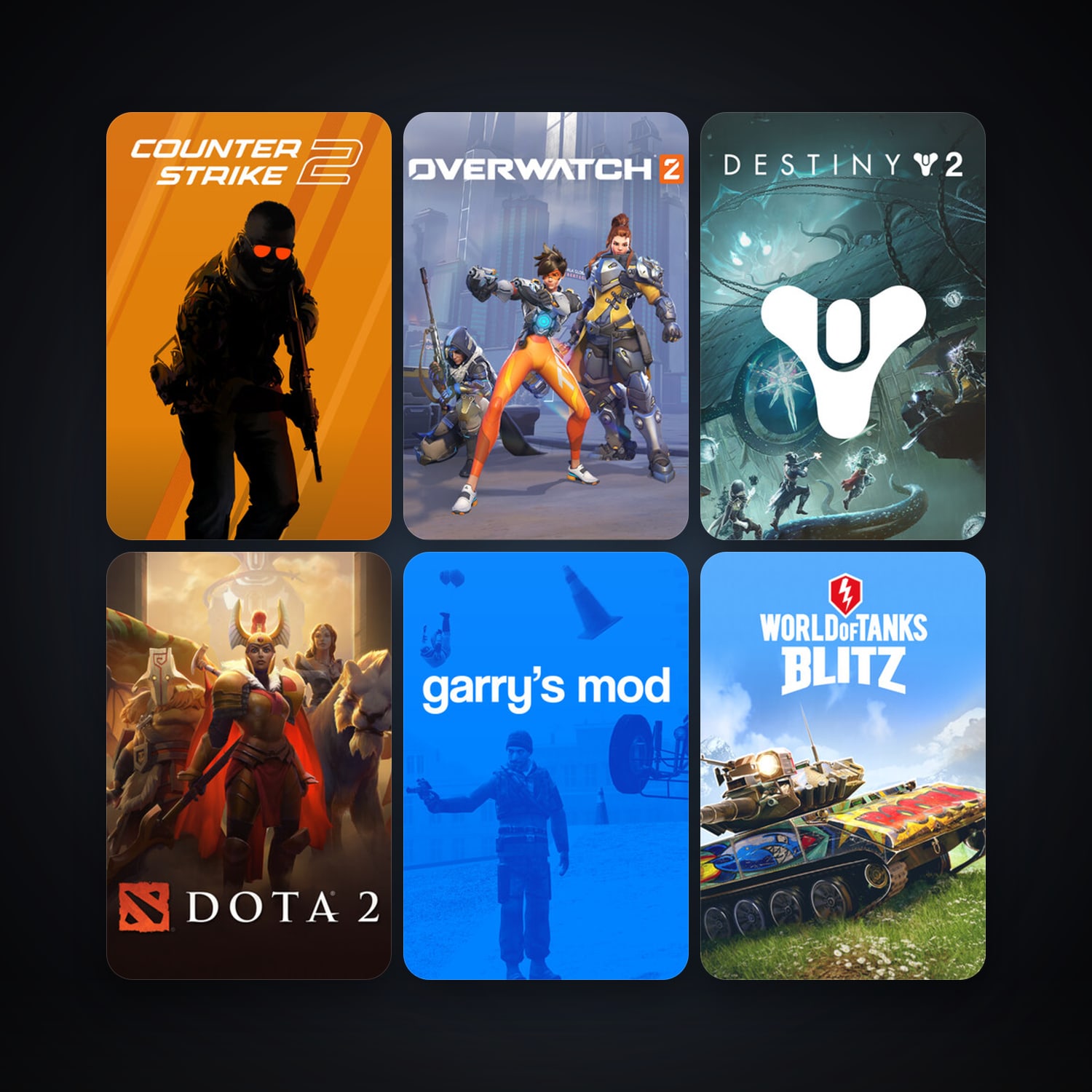Counter-Strike: Source + Dota 2, 108 games, Steam 10, clean — HabibiAccounts