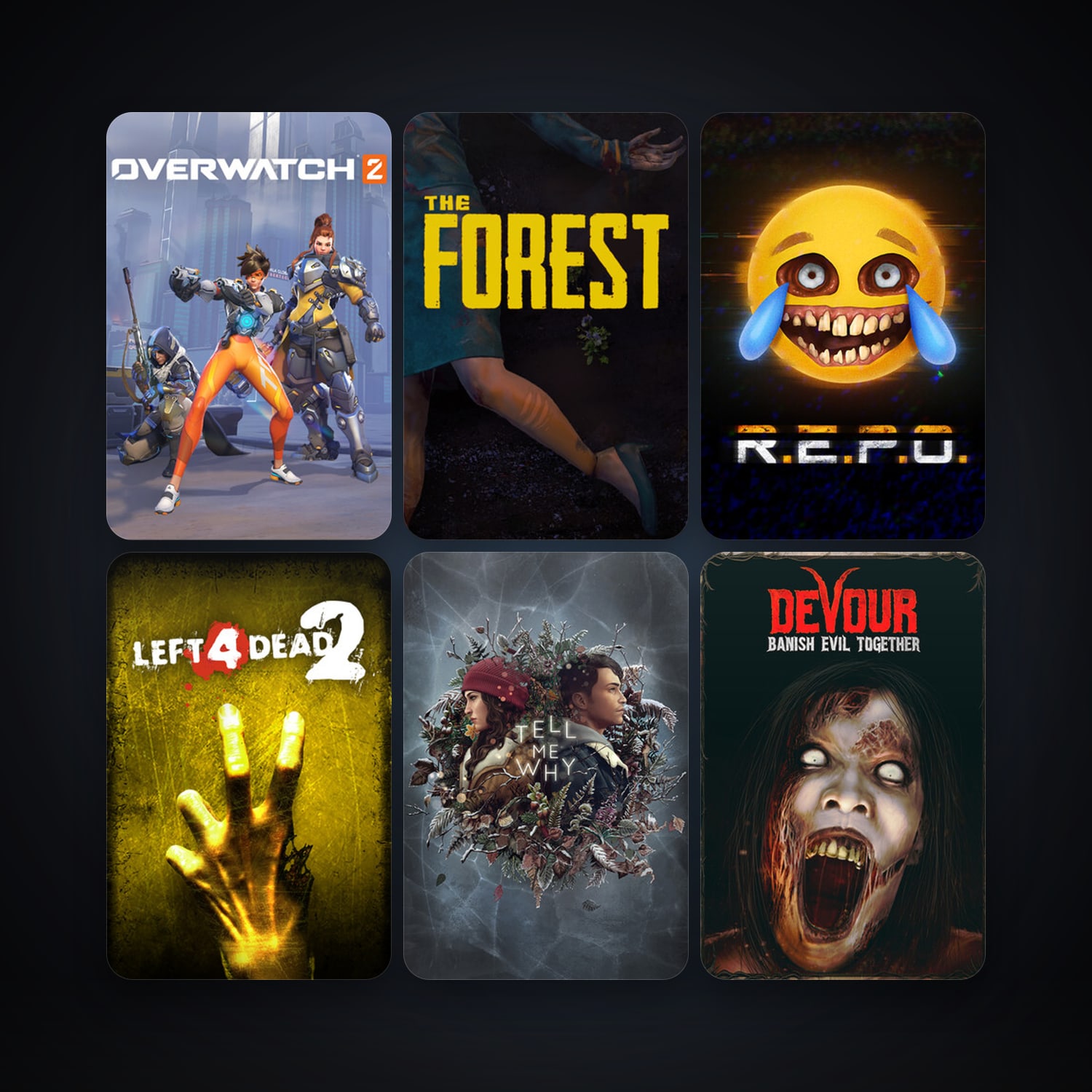 Left 4 Dead 2 + The Forest, 9 games, clean — HabibiAccounts