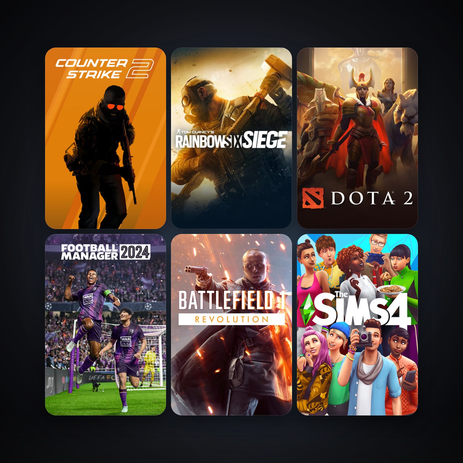 Dota 2 + CS2 Prime, 7 games, clean · 260881246 — HabibiAccounts