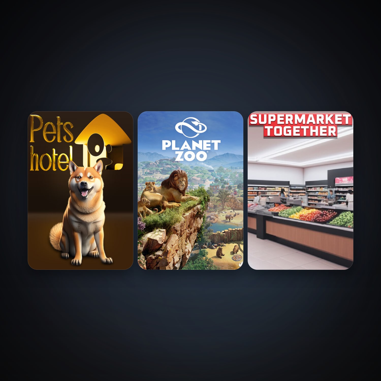 Planet Zoo + Pets Hotel, 9 games, clean — HabibiAccounts