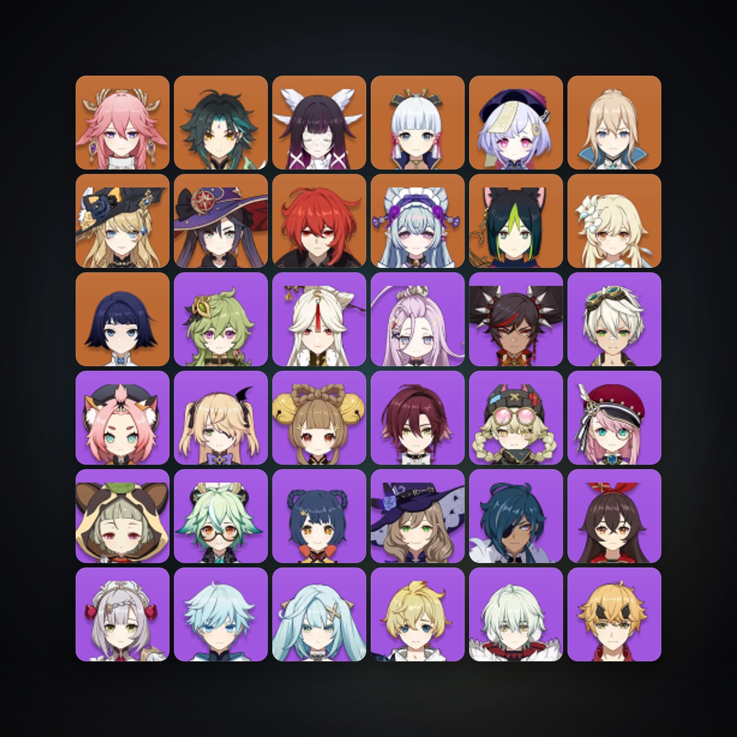 Genshin Impact | AR 55 | 50 Chars | 11× 5★ — Genshin / miHoYo Account — HabibiAccounts