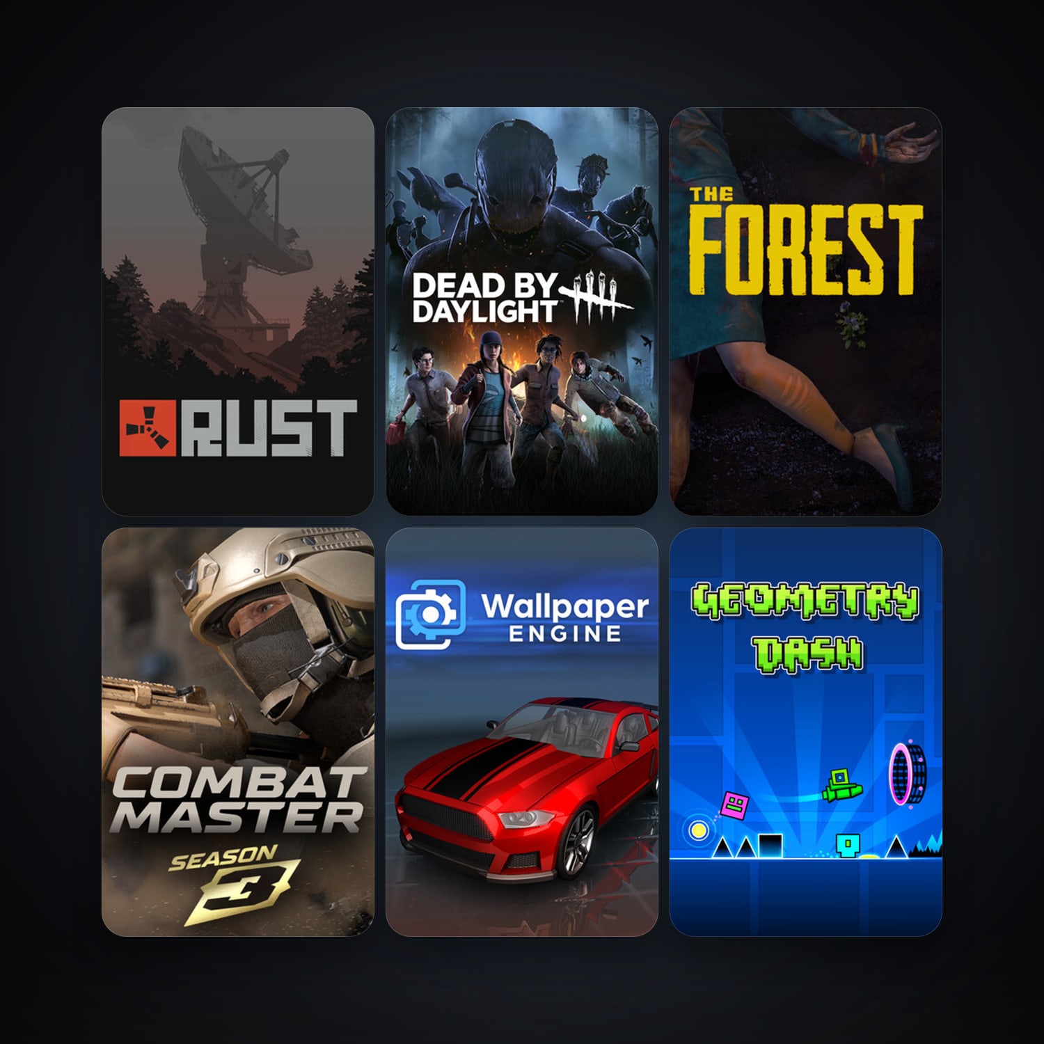 The Forest + Rust, 24 games, clean — HabibiAccounts