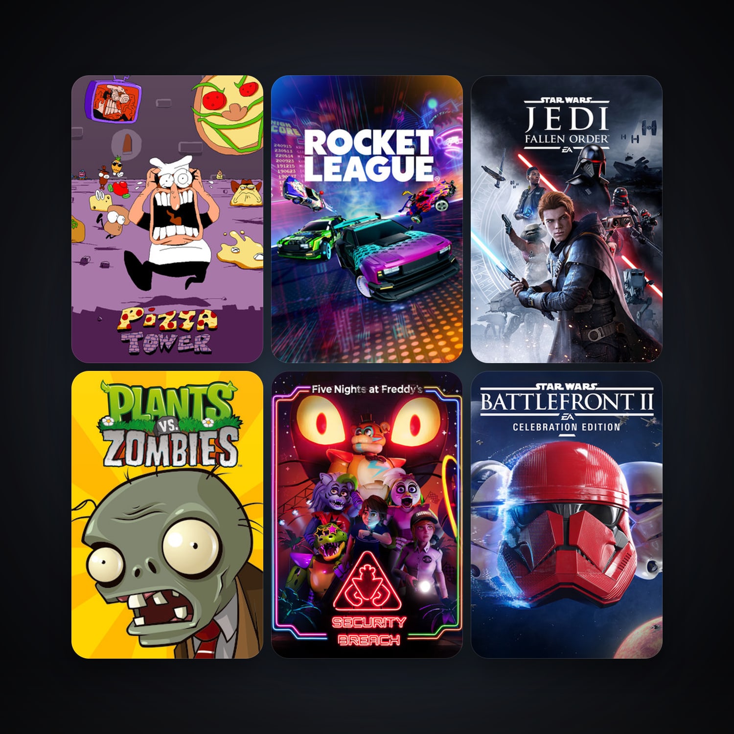 Plants vs. Zombies GOTY Edition + Rocket League, 8 games, clean — HabibiAccounts