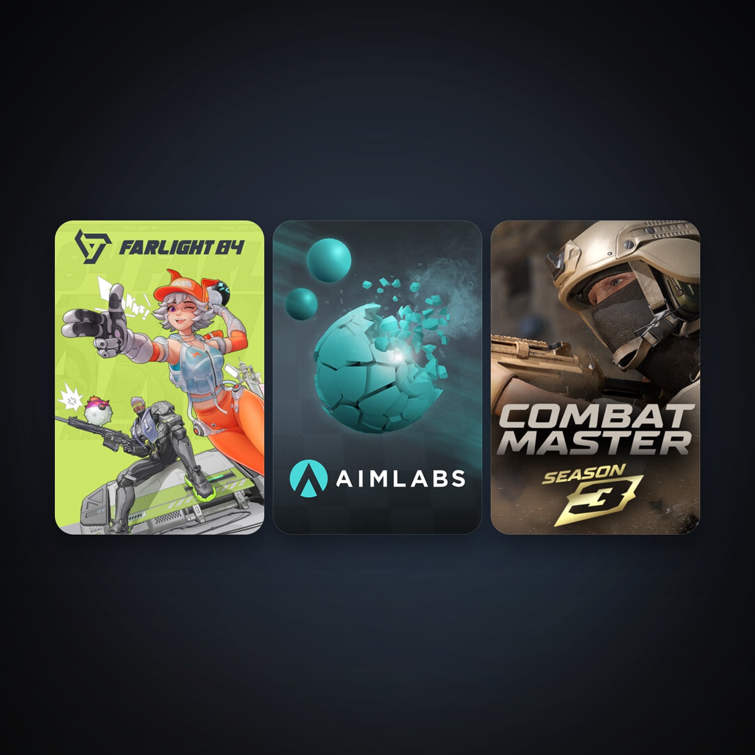 Aimlabs + Farlight 84, 7 games, clean — HabibiAccounts