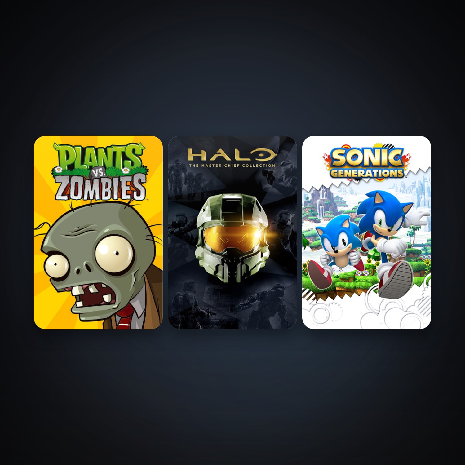 Plants vs. Zombies GOTY Edition + Sonic Generations Collection, 4 games, clean — HabibiAccounts