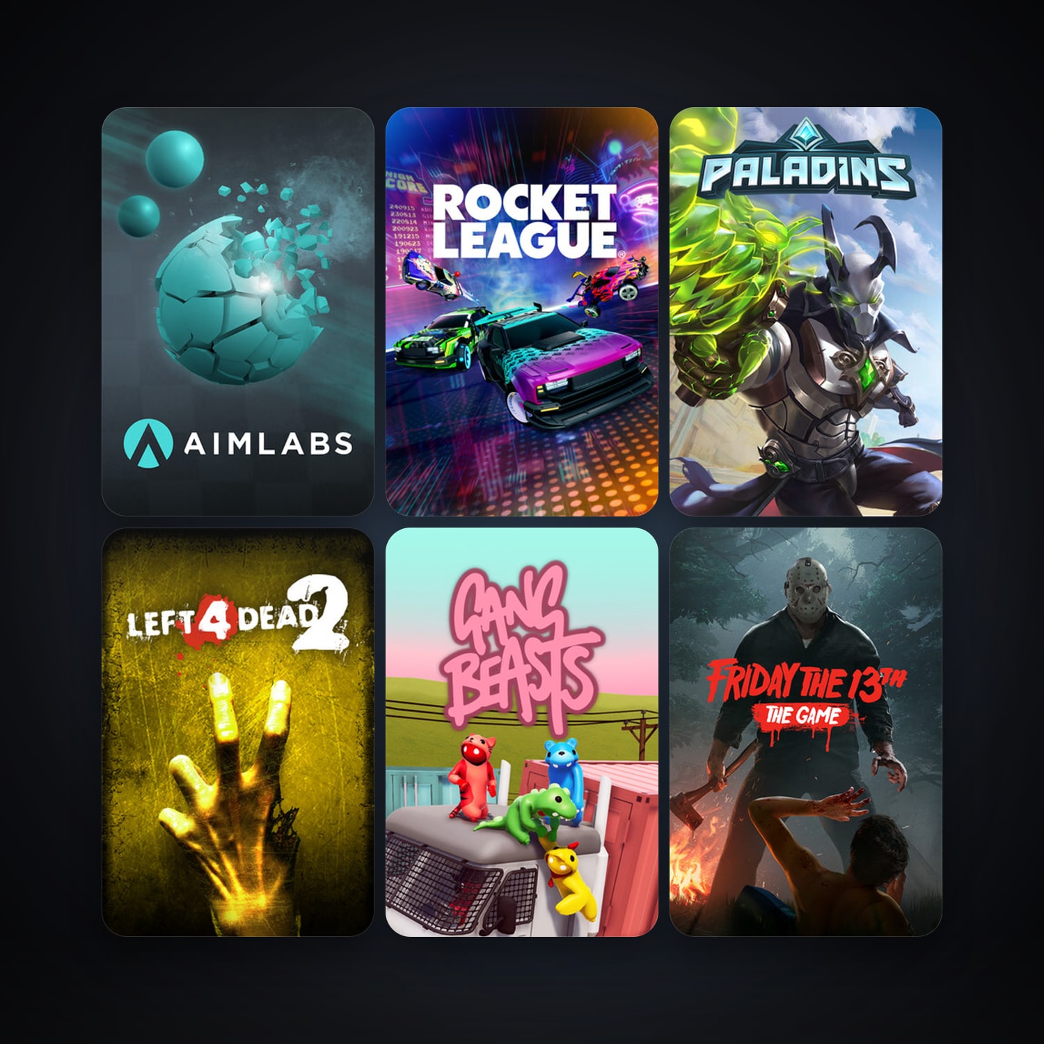 Left 4 Dead 2 + Rocket League, 33 games, clean — HabibiAccounts