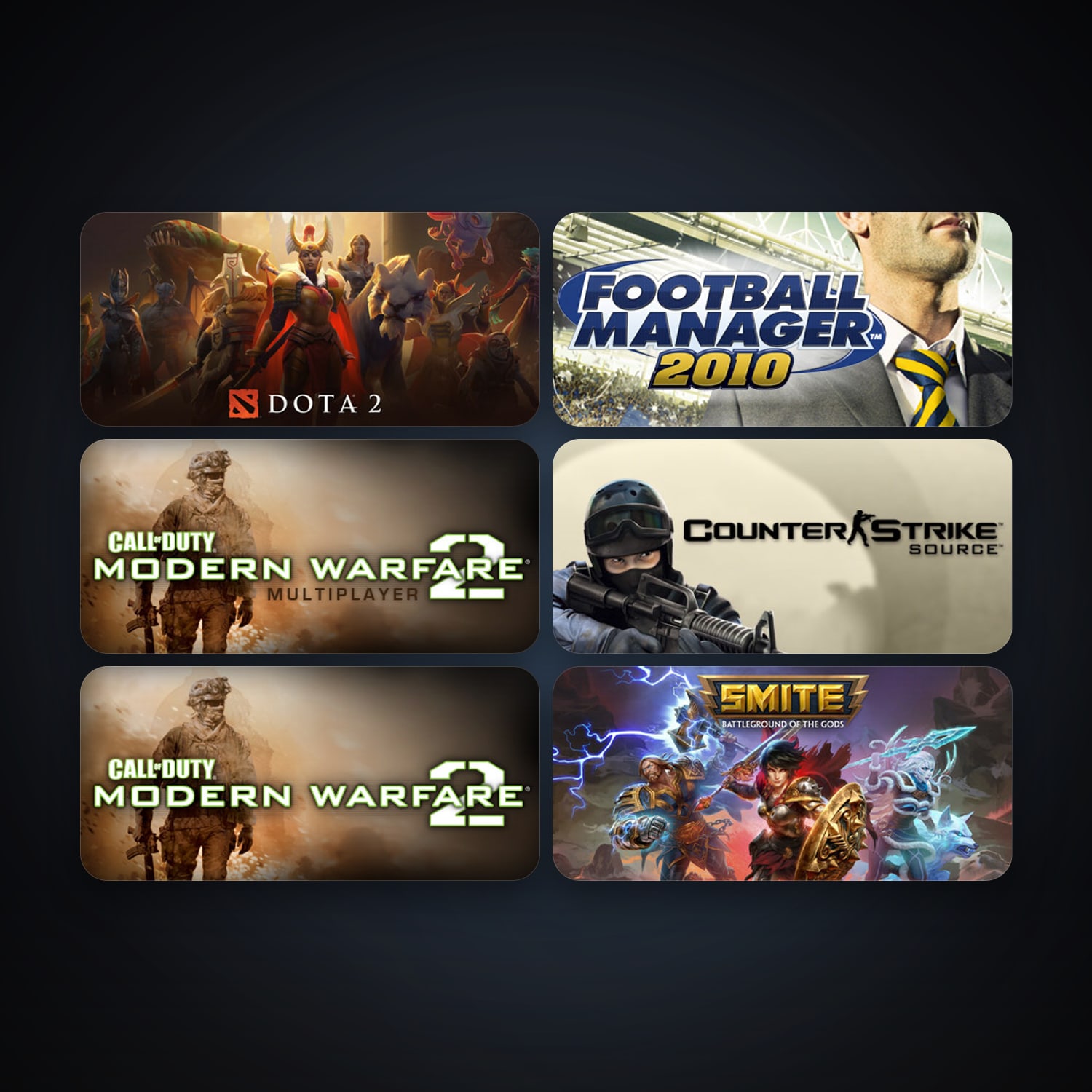 Counter-Strike: Source + Dota 2, 9 games, Steam 10, clean — HabibiAccounts