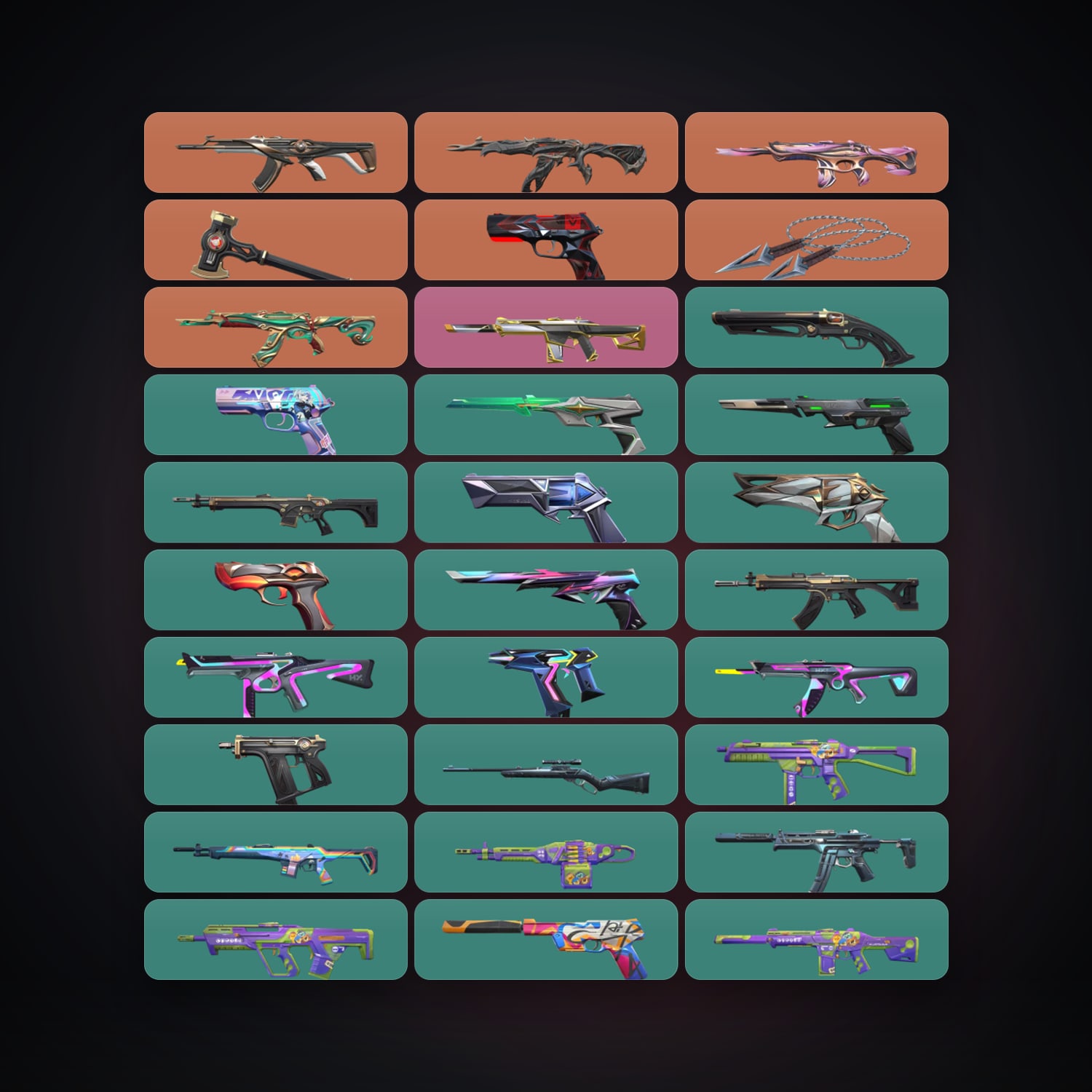 AP Silver 2 locker — 2 knives, 43 skins, lvl 206 — HabibiAccounts