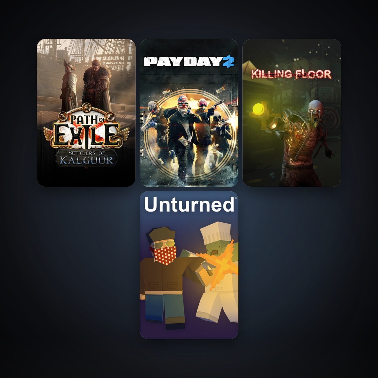 Killing Floor + PAYDAY 2, 6 games, clean — HabibiAccounts