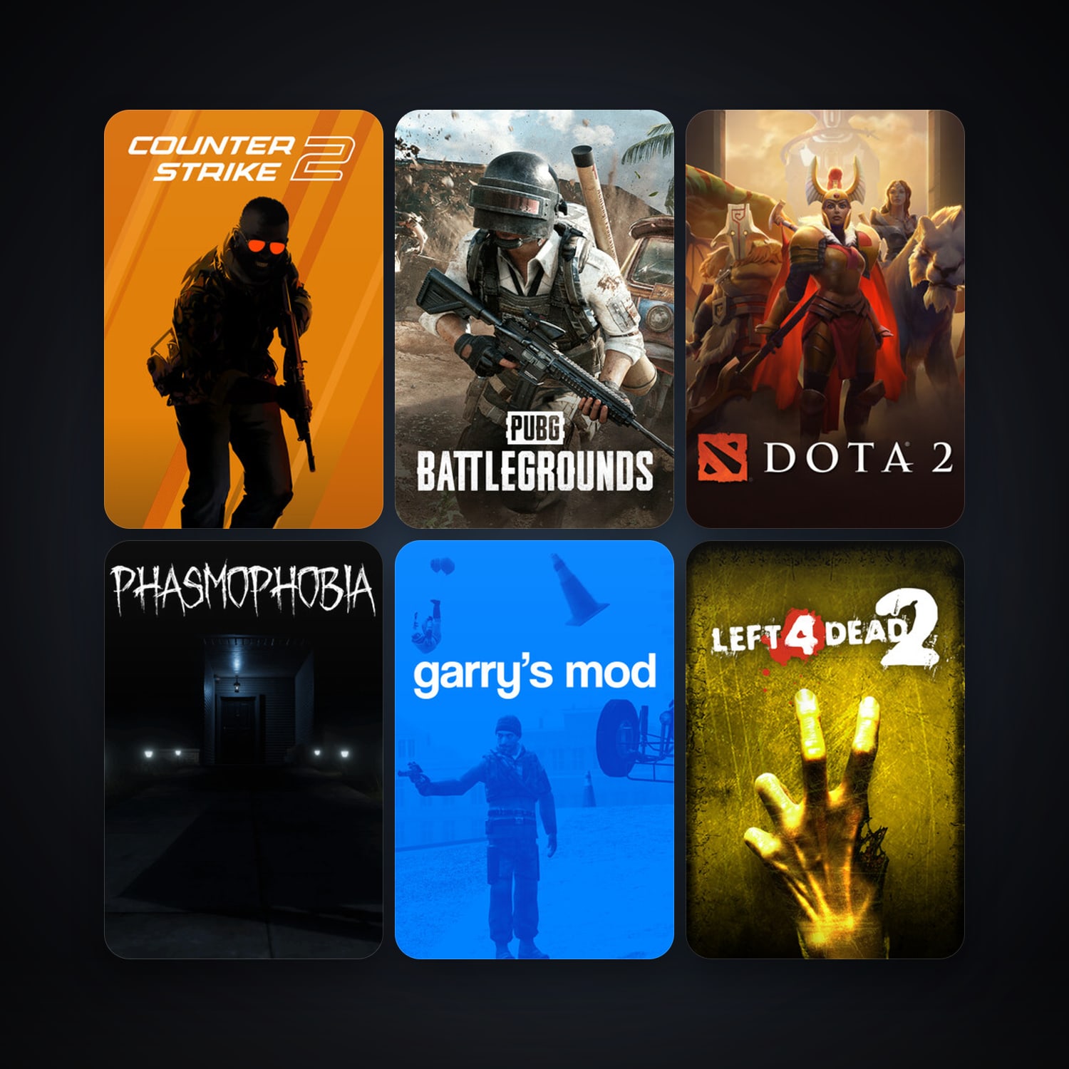 Left 4 Dead 2 + Dota 2, 36 games, Steam 20, clean — HabibiAccounts