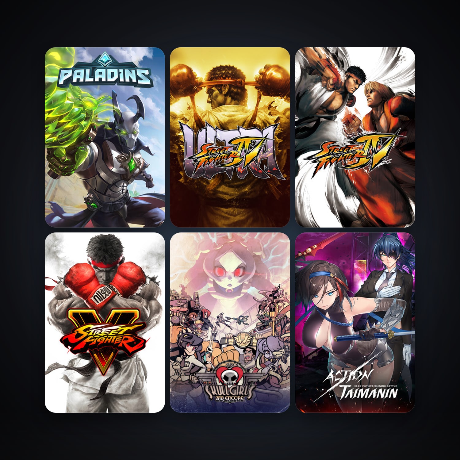 Street Fighter IV + Ultra Street Fighter IV, 53 games, clean — HabibiAccounts