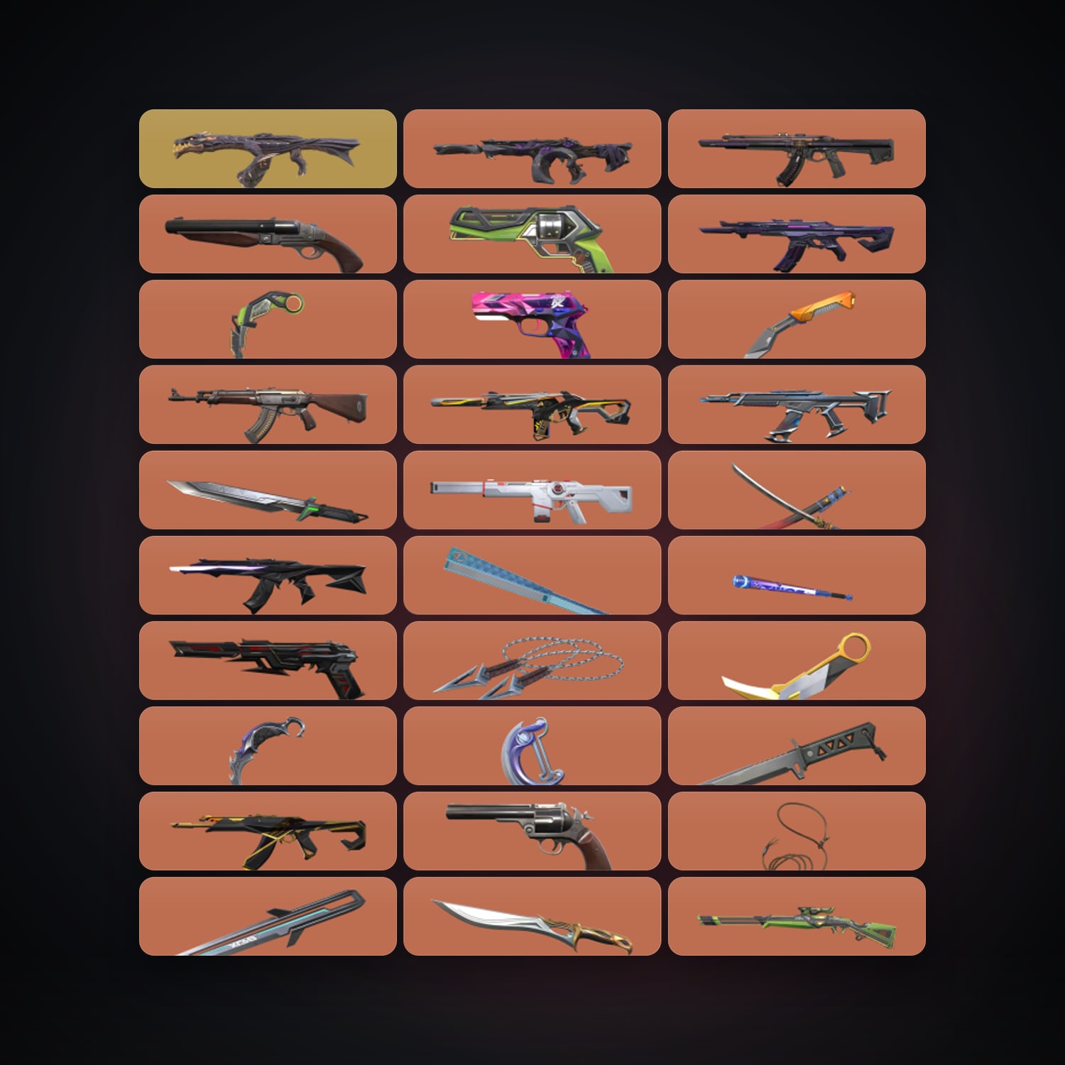 NA Gold 2 locker — 17 knives, 147 skins, lvl 294 — HabibiAccounts