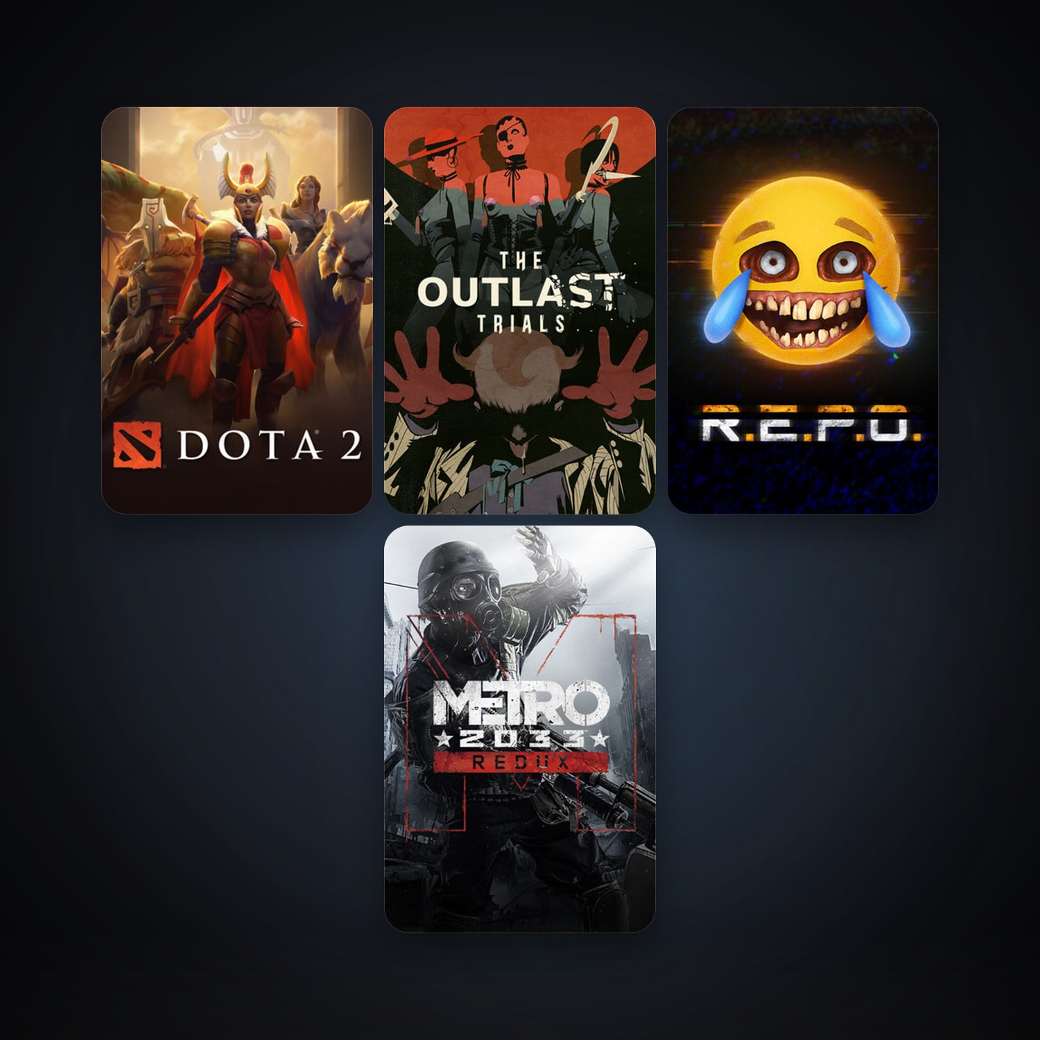 Dota 2 + Metro 2033 Redux, 6 games, clean — HabibiAccounts