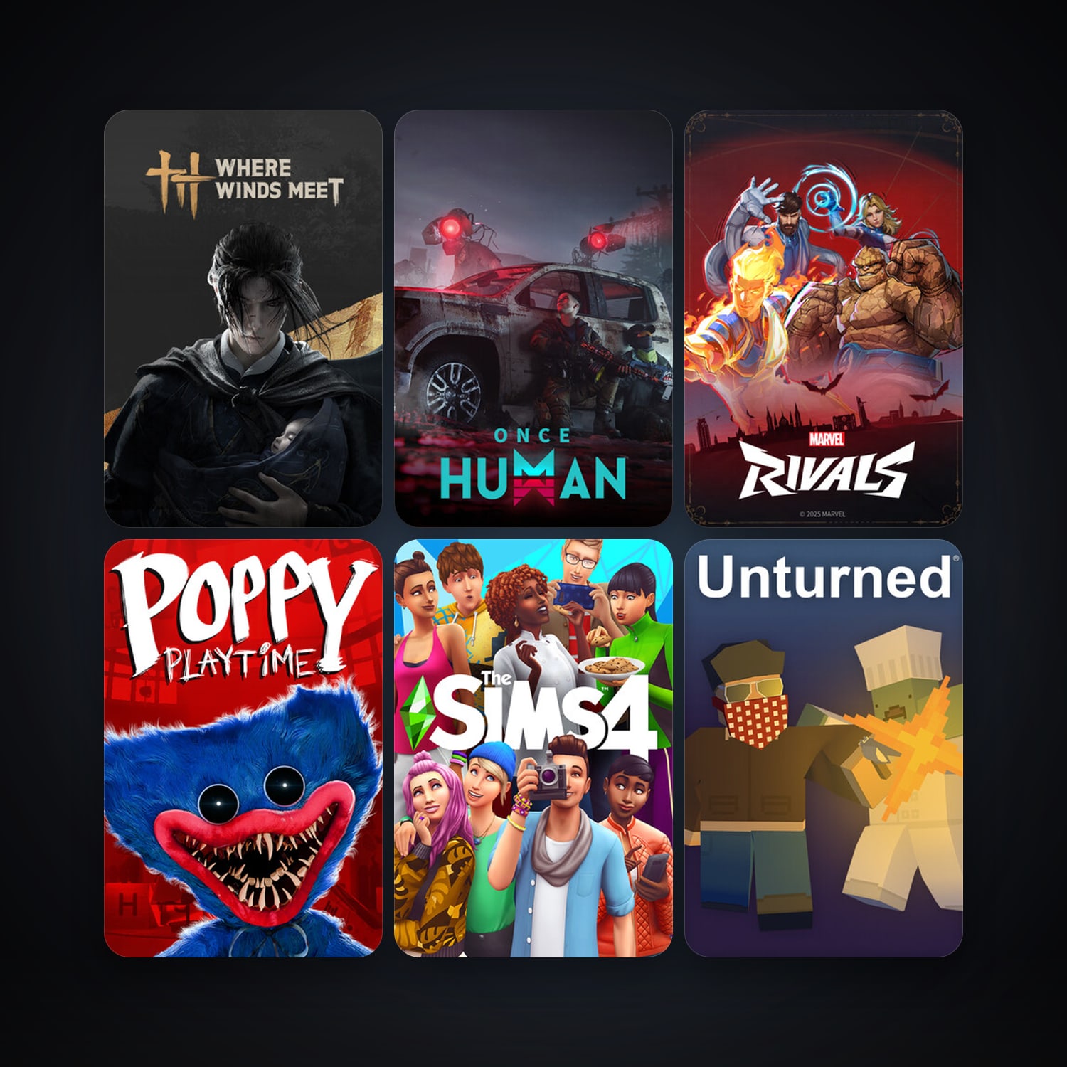 Unturned + The Sims 4, 20 games, clean — HabibiAccounts