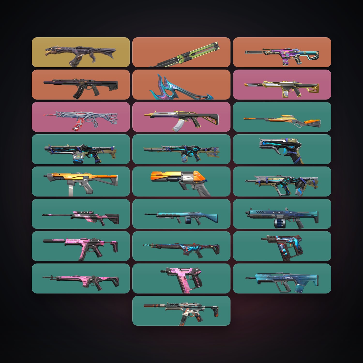 EU Silver 3 locker — 2 knives, 27 skins, lvl 36 — HabibiAccounts