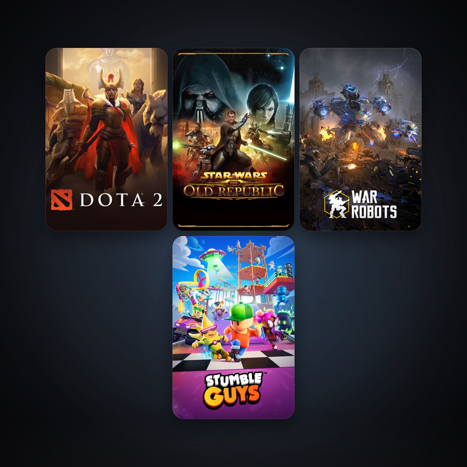 Dota 2 + War Robots, 6 games, clean — HabibiAccounts