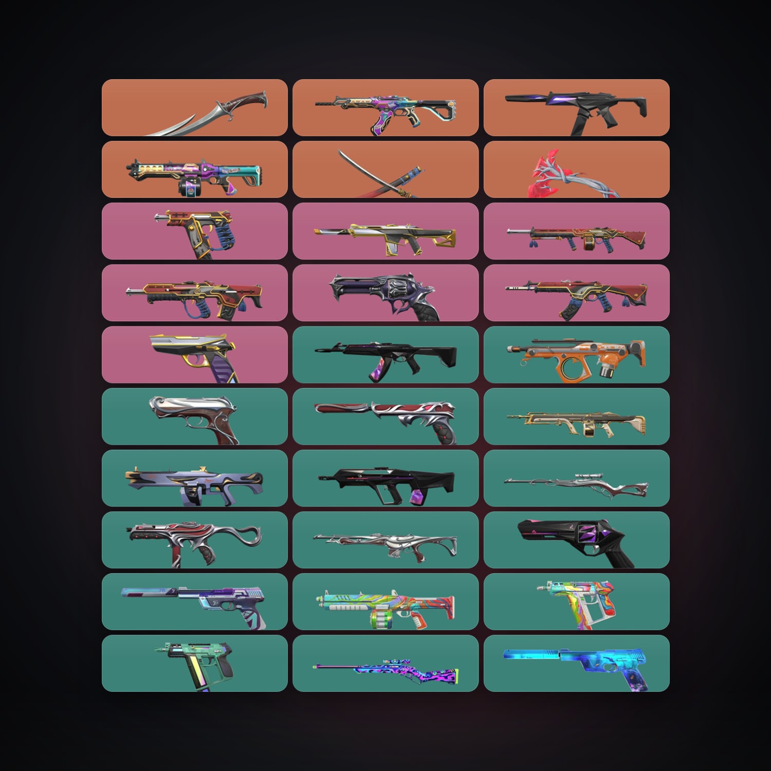 NA locker — 3 knives, 56 skins, lvl 37 — HabibiAccounts