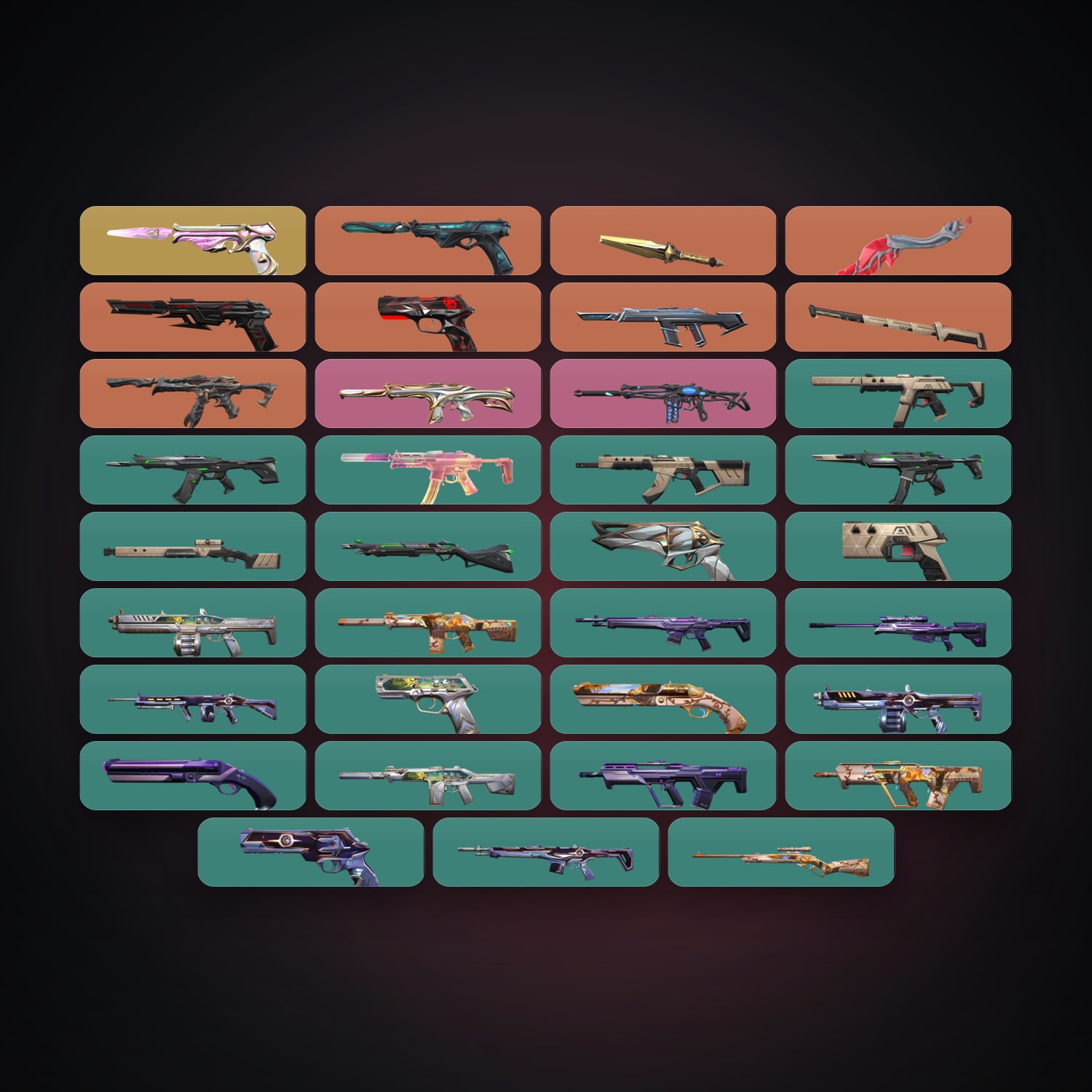 EU Silver 1 locker — 3 knives, 35 skins, lvl 97 — HabibiAccounts