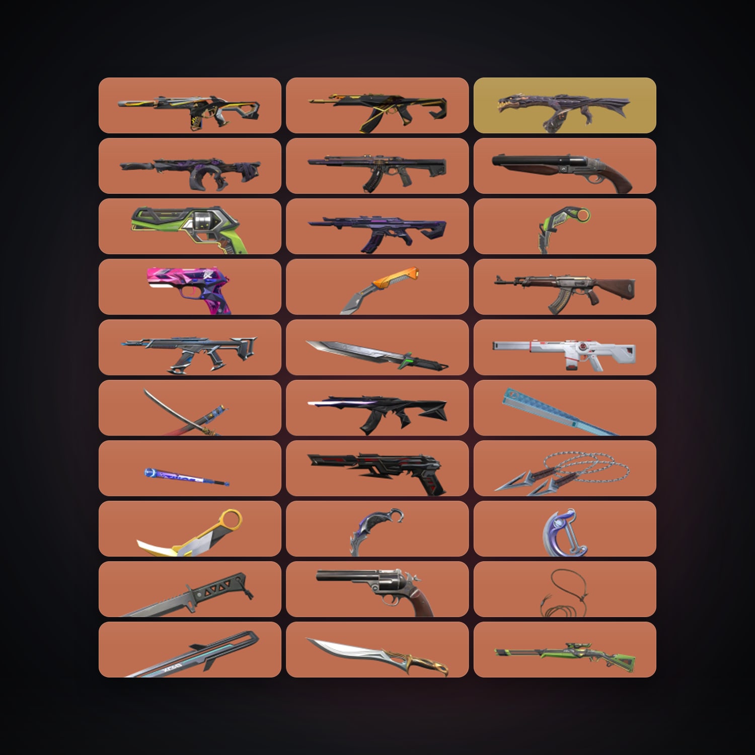 NA Gold 2 locker — 17 knives, 147 skins, lvl 294 — HabibiAccounts