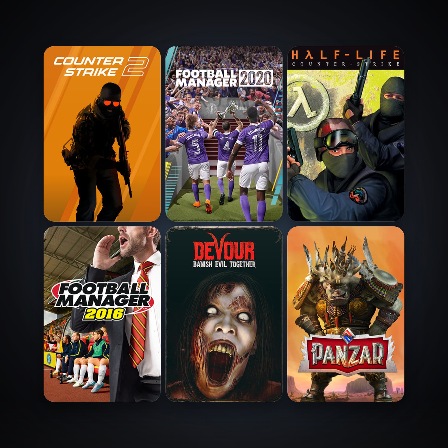 Counter-Strike + Day of Defeat, 17 games, Steam 10, clean — HabibiAccounts