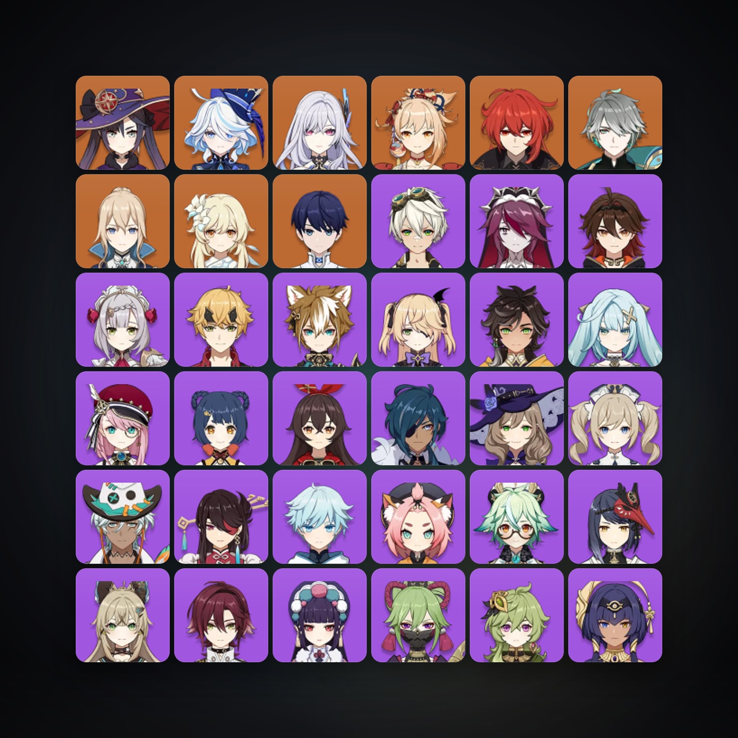Genshin Impact | AR 55 | 41 Chars | 7× 5★ — HabibiAccounts