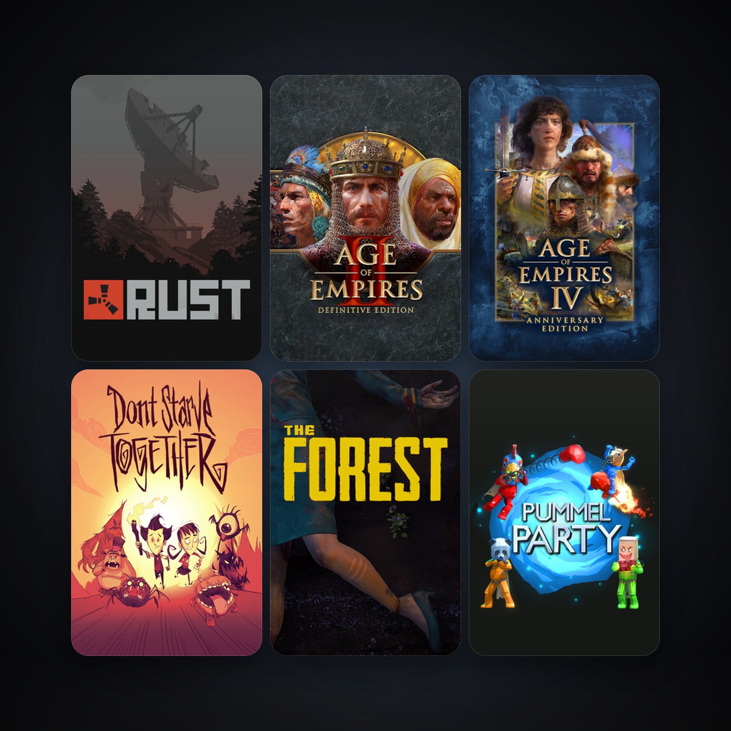 The Forest + Rust, 52 games, clean — HabibiAccounts