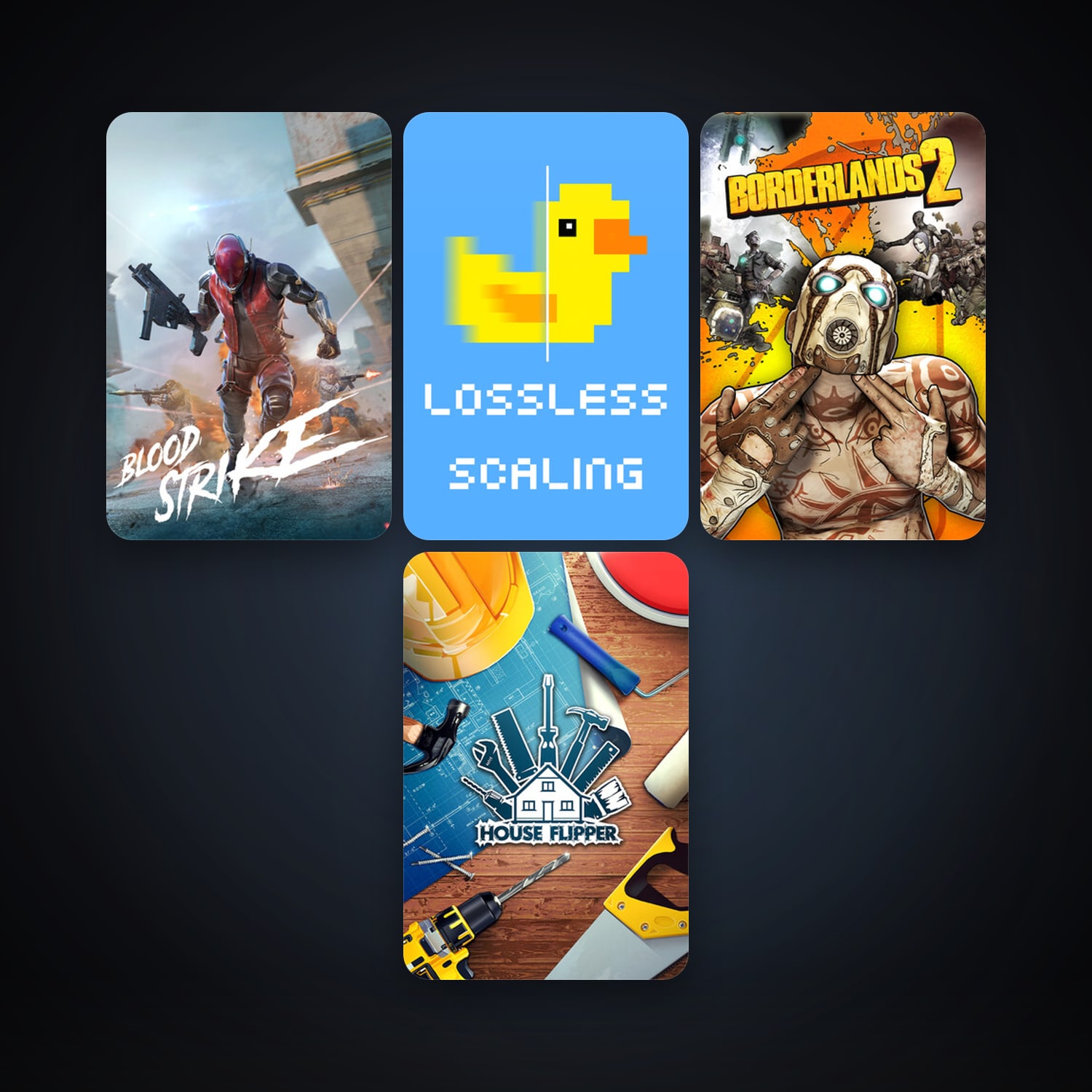 Borderlands 2 + House Flipper, 6 games, clean — HabibiAccounts