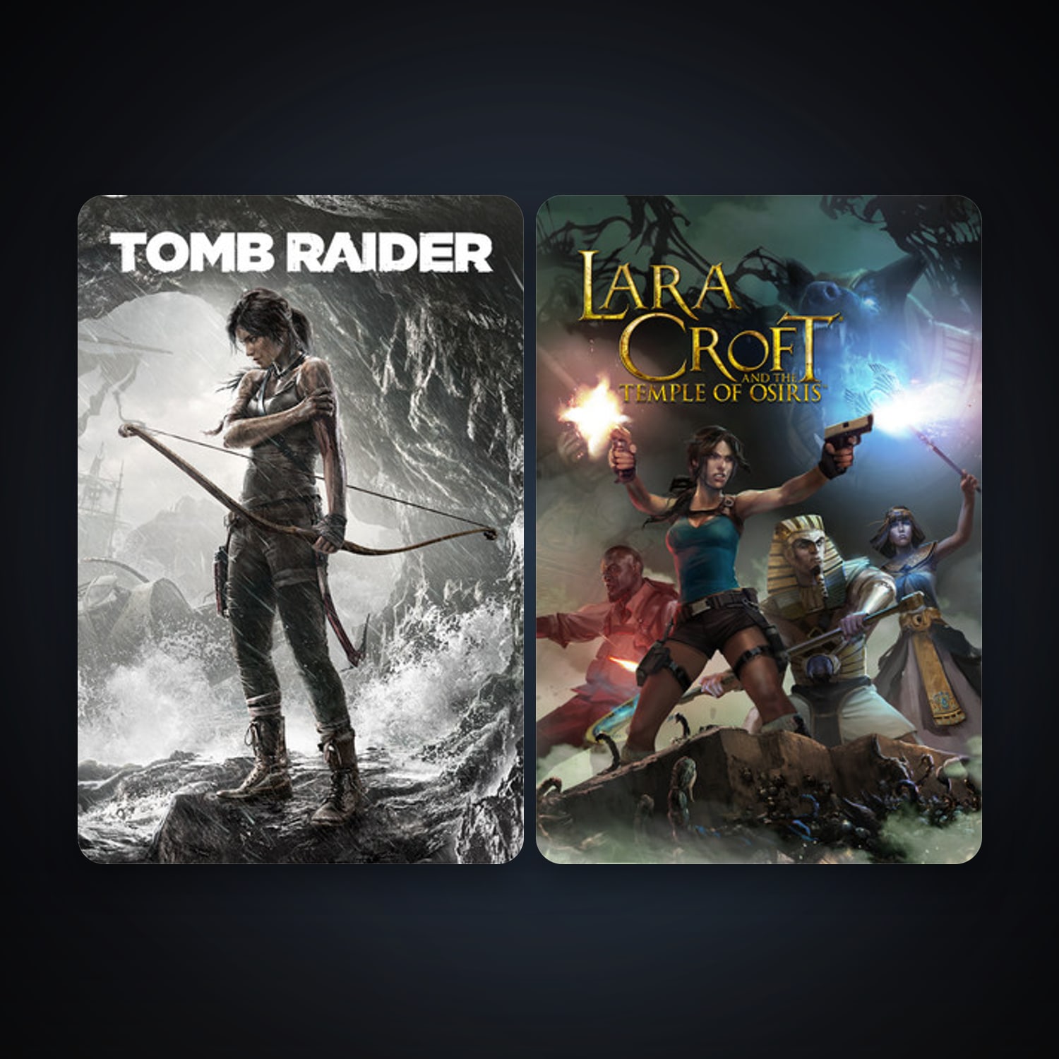 Tomb Raider + LARA CROFT AND THE TEMPLE OF OSIRIS, 2 games, clean — HabibiAccounts