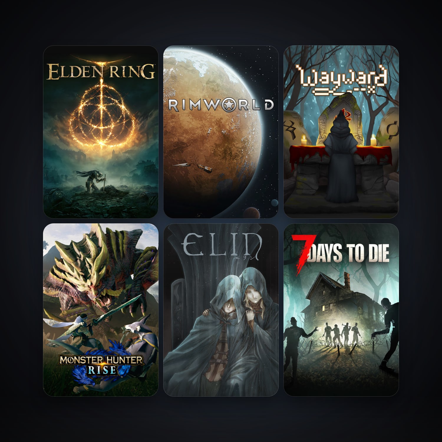7 Days to Die + RimWorld, 25 games, clean — HabibiAccounts