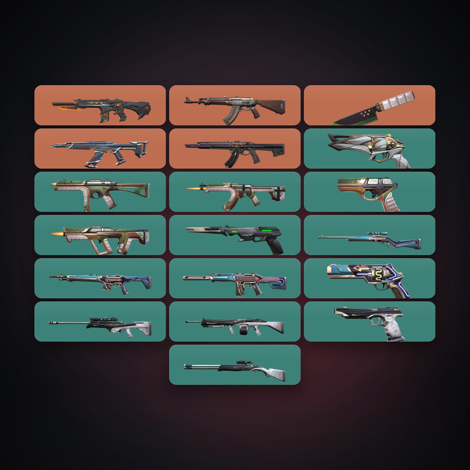 AP Silver 3 locker — 1 knives, 19 skins, lvl 95 — HabibiAccounts