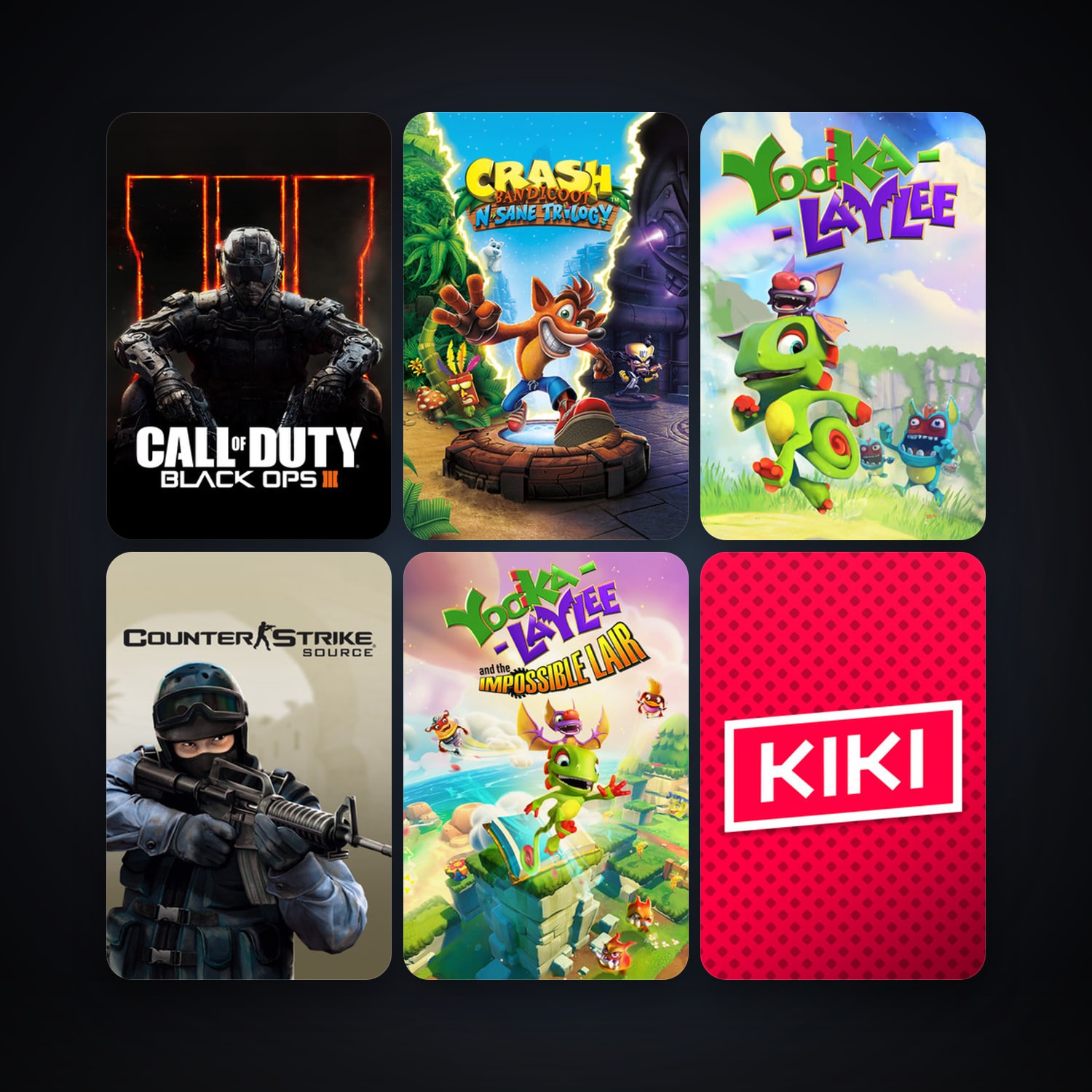 Counter-Strike: Source + Call of Duty: Black Ops III, 9 games, clean — HabibiAccounts