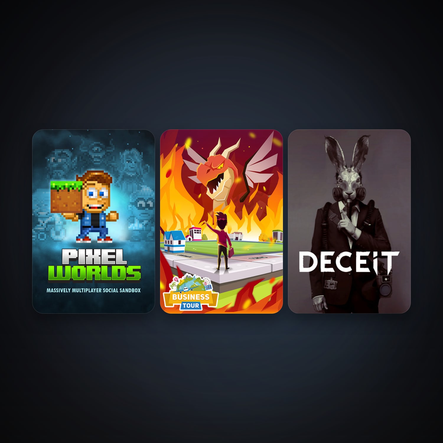 حساب ستيم فلين، Business Tour - Board Game with Online Multiplayer وDeceit، 6 لعبة، صامد واضح — HabibiAccounts