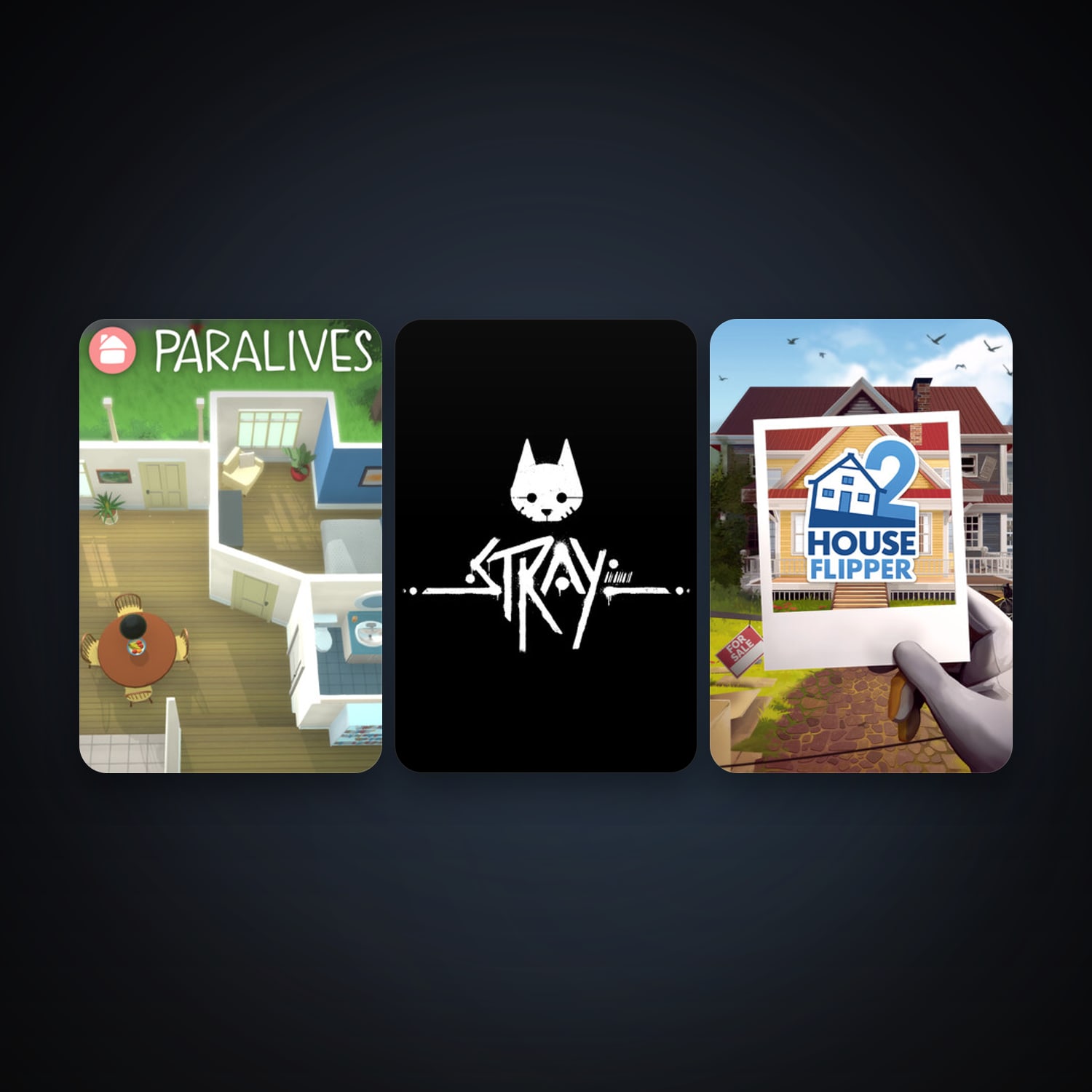 Paralives + House Flipper 2, 14 games, clean — HabibiAccounts