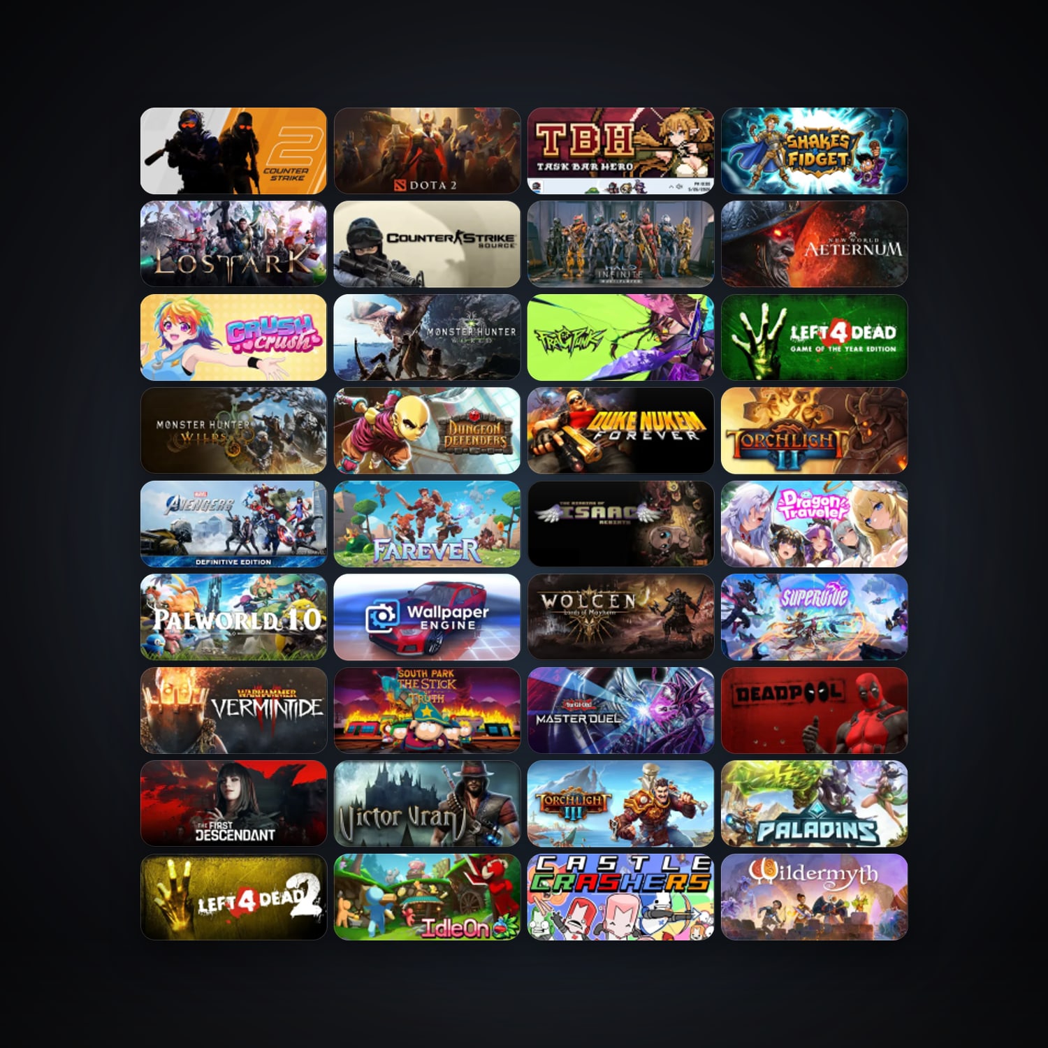 Steam 614 games, Steam 46, clean — HabibiAccounts