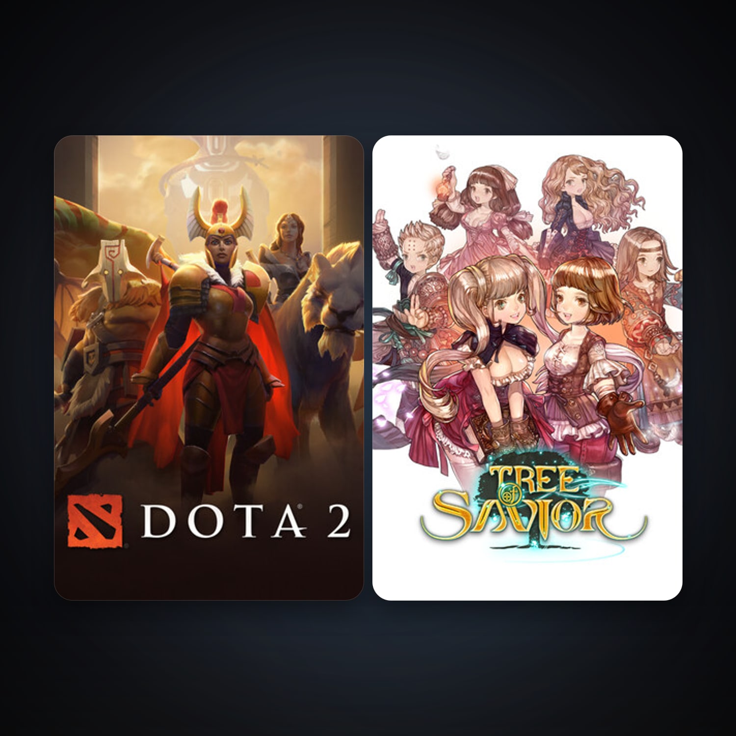 Dota 2 + Tree of Savior, 7 games, clean — HabibiAccounts