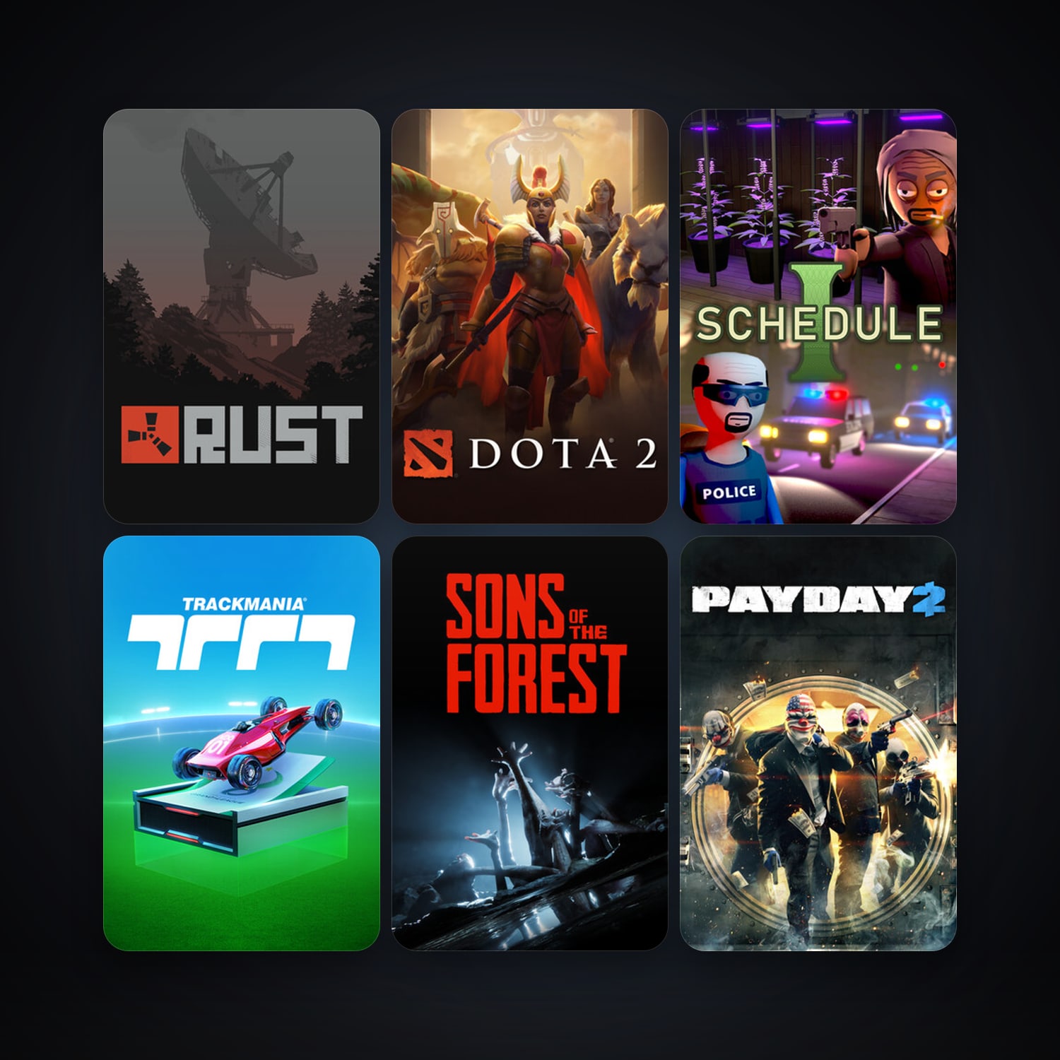 Dota 2 + PAYDAY 2, 11 games, clean — HabibiAccounts