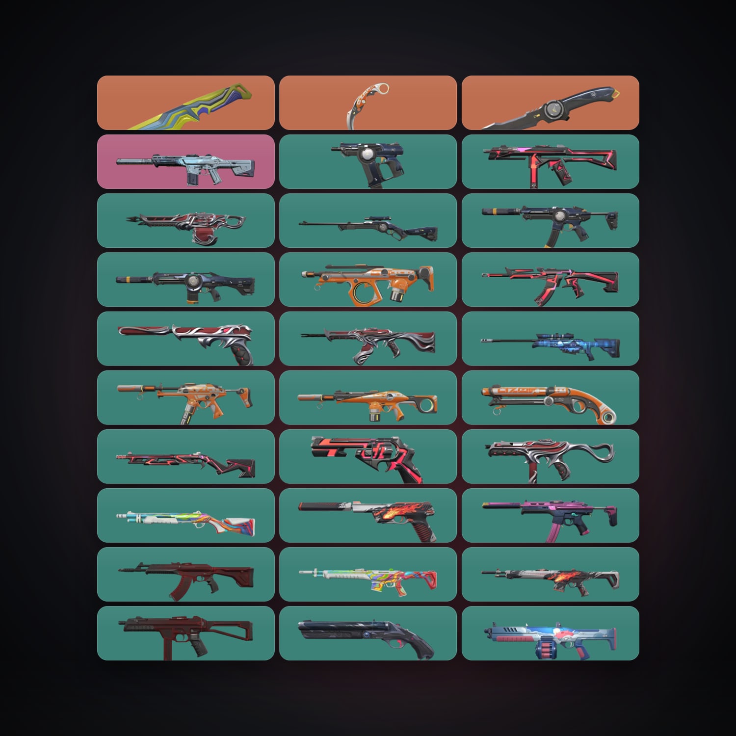 NA Bronze 3 locker — 3 knives, 53 skins, lvl 63 — HabibiAccounts