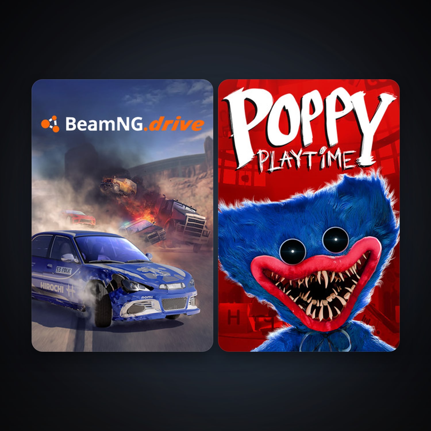 Free CS2 (No Prime) + BeamNG.drive, 8 games, clean — HabibiAccounts
