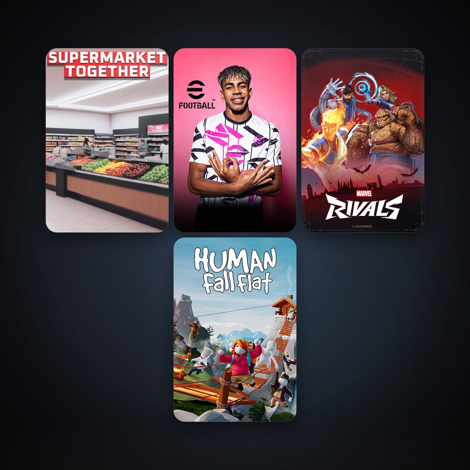 Free CS2 (No Prime) + Human: Fall Flat, 191 games, Steam 11, clean — HabibiAccounts