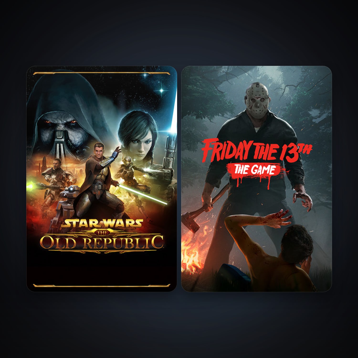 Friday the 13th: The Game + STAR WARS: The Old Republic, 3 games, clean — HabibiAccounts