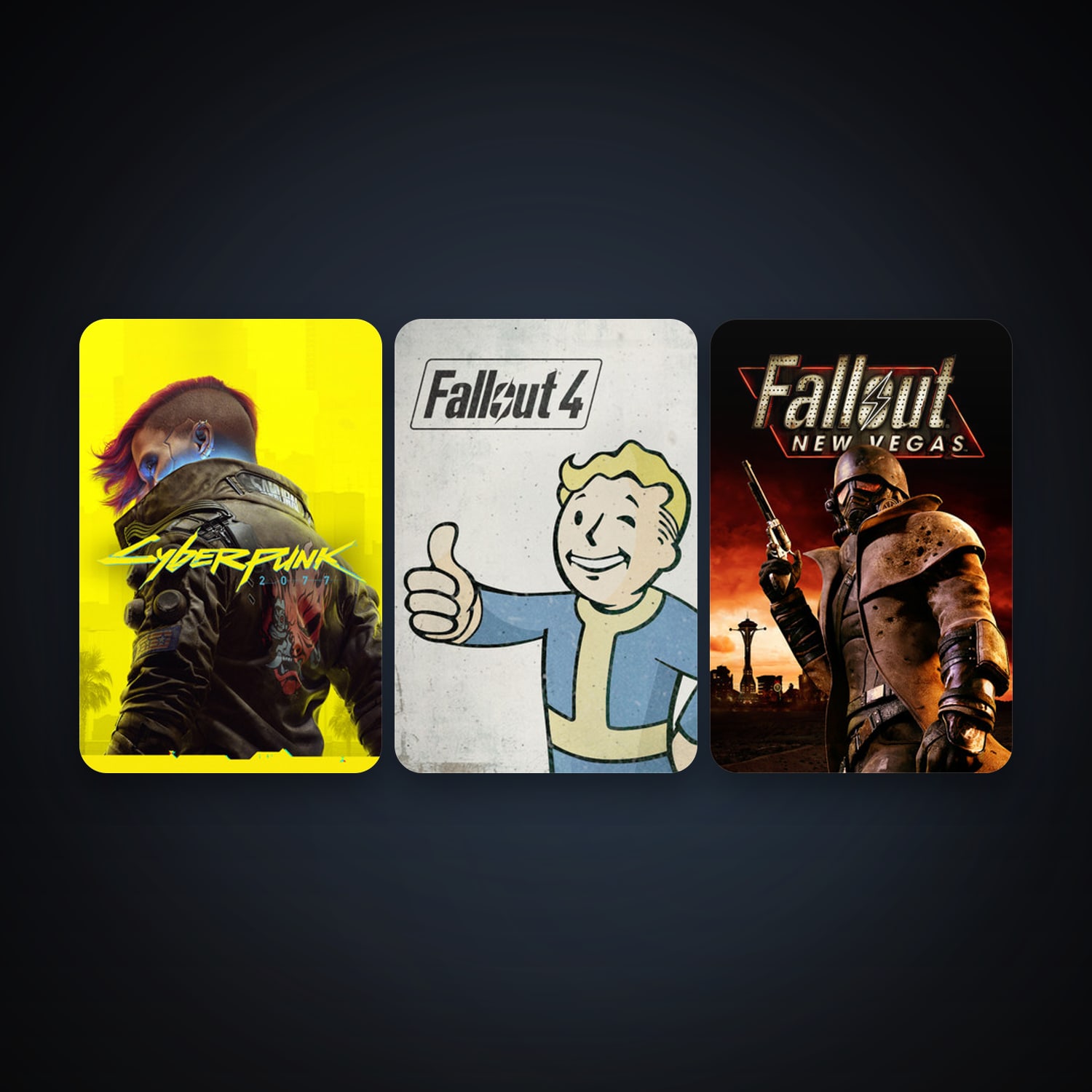 Fallout: New Vegas + Fallout 4, 4 games, clean — HabibiAccounts