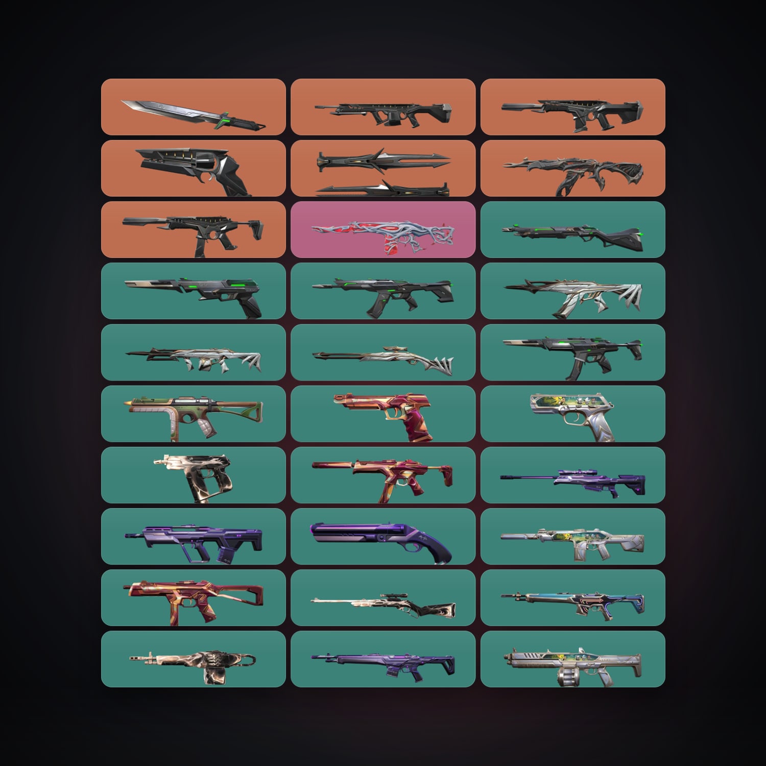 NA locker — 2 knives, 31 skins, lvl 35 — HabibiAccounts