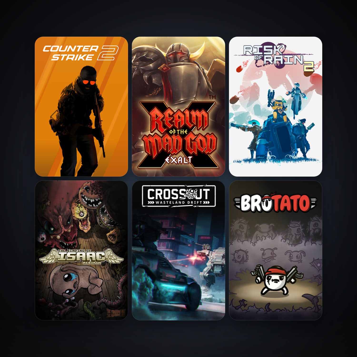 CS2 Prime + Realm of the Mad God, 55 games, clean — HabibiAccounts