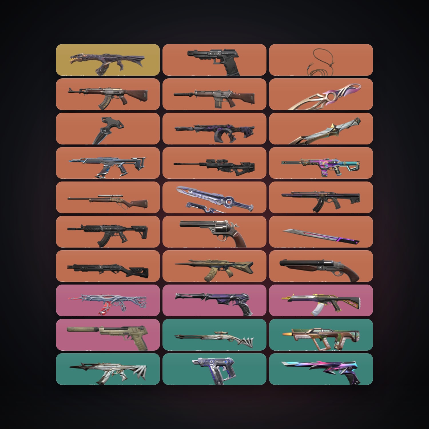 EU Plat 3 locker — 6 knives, 88 skins, lvl 185 — HabibiAccounts