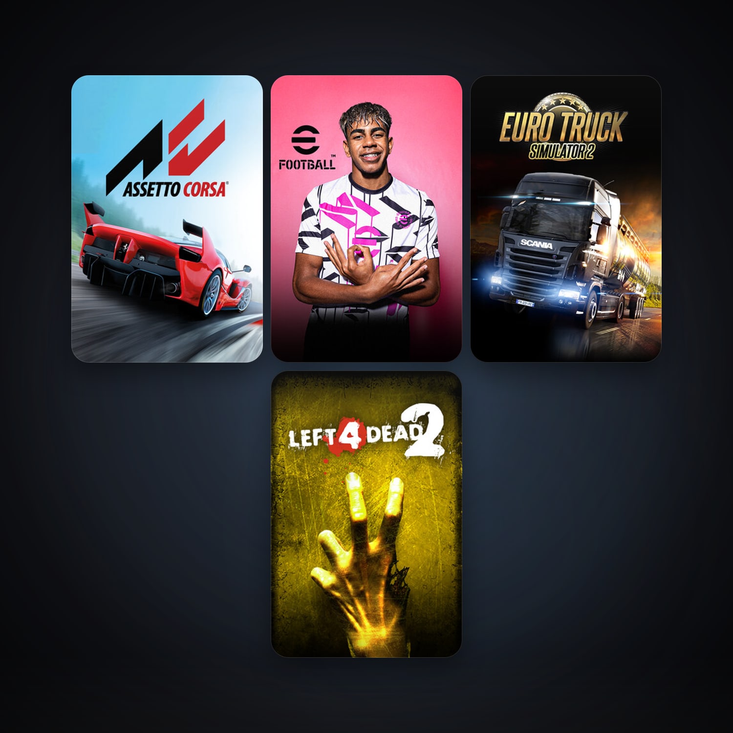 Left 4 Dead 2 + Free CS2 (No Prime), 15 games, clean — HabibiAccounts