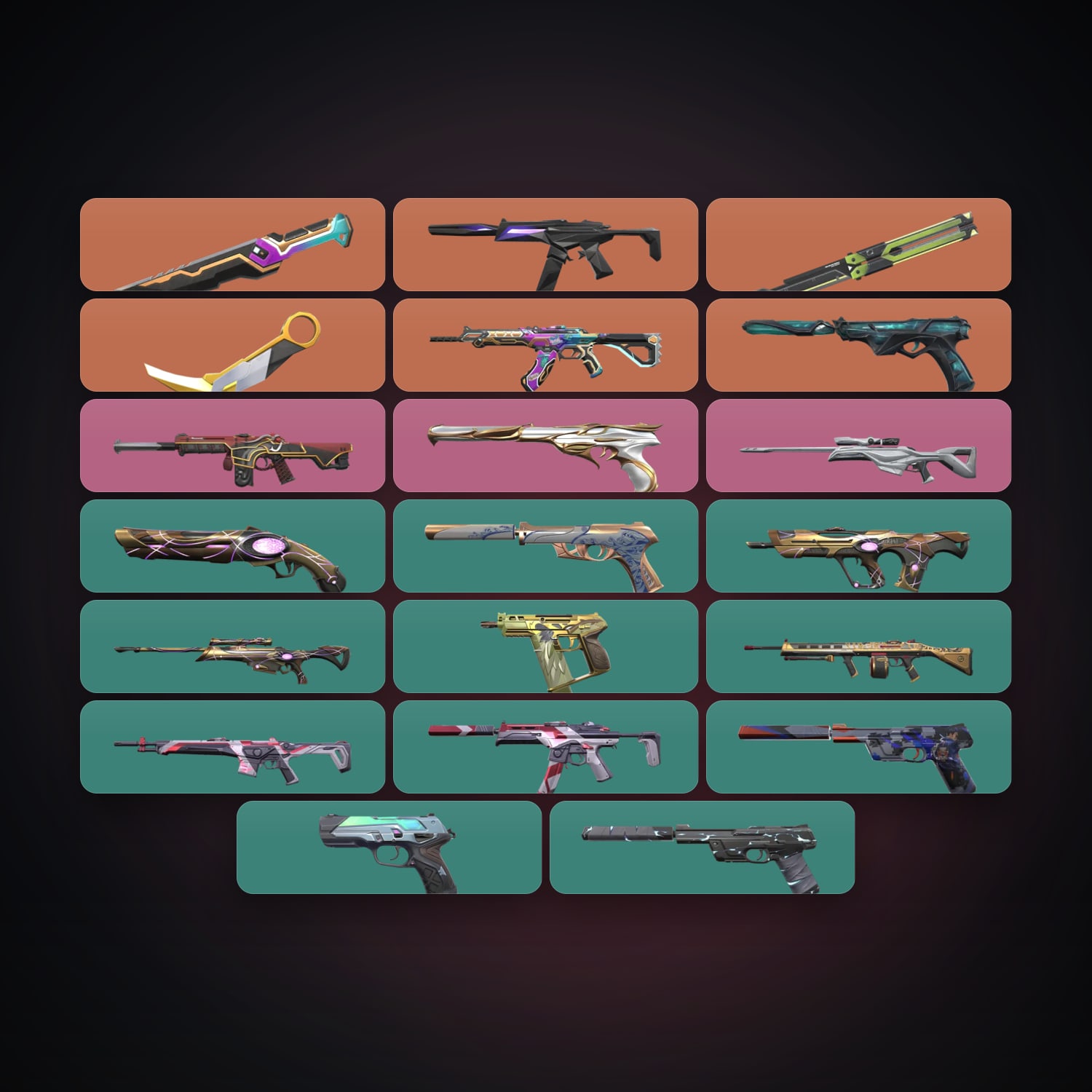 EU Diamond 2 locker — 3 knives, 21 skins, lvl 120 — HabibiAccounts
