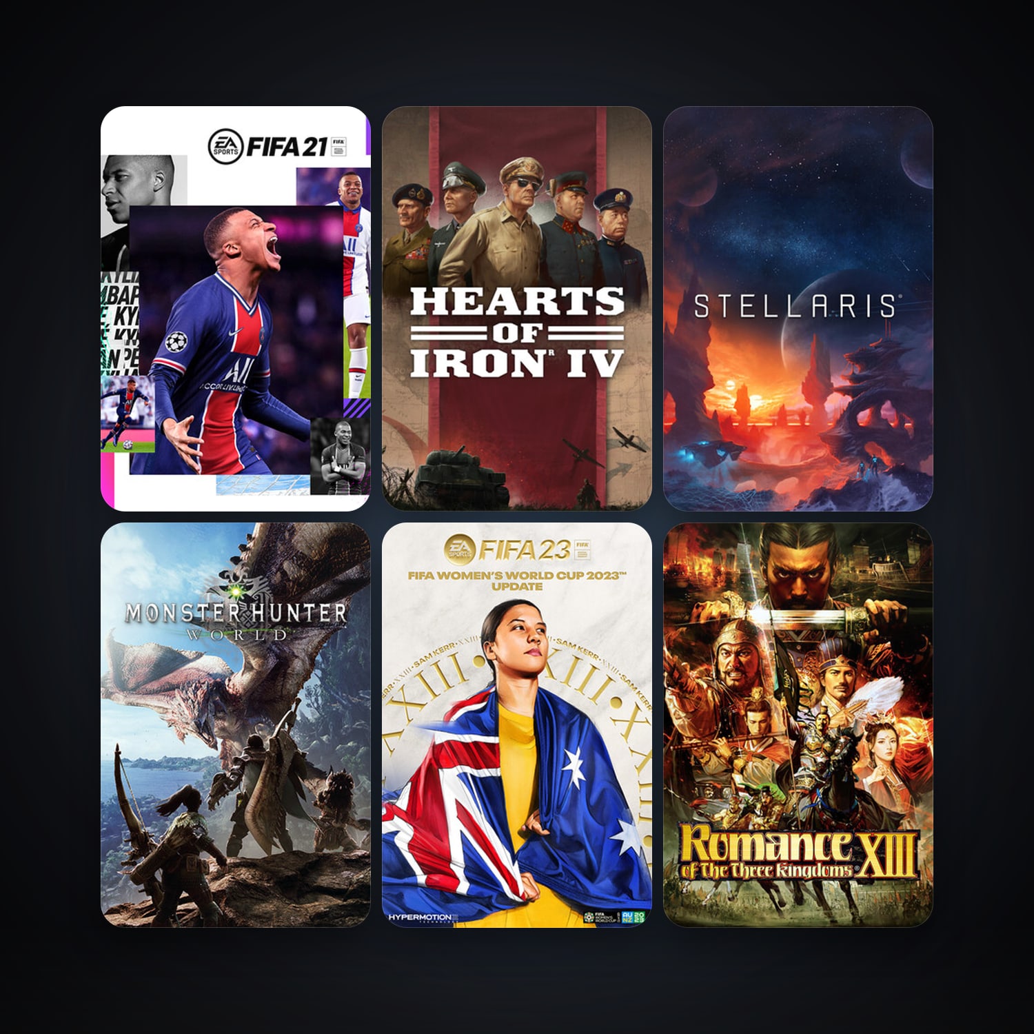 Europa Universalis IV + Stellaris, 24 games, clean — HabibiAccounts