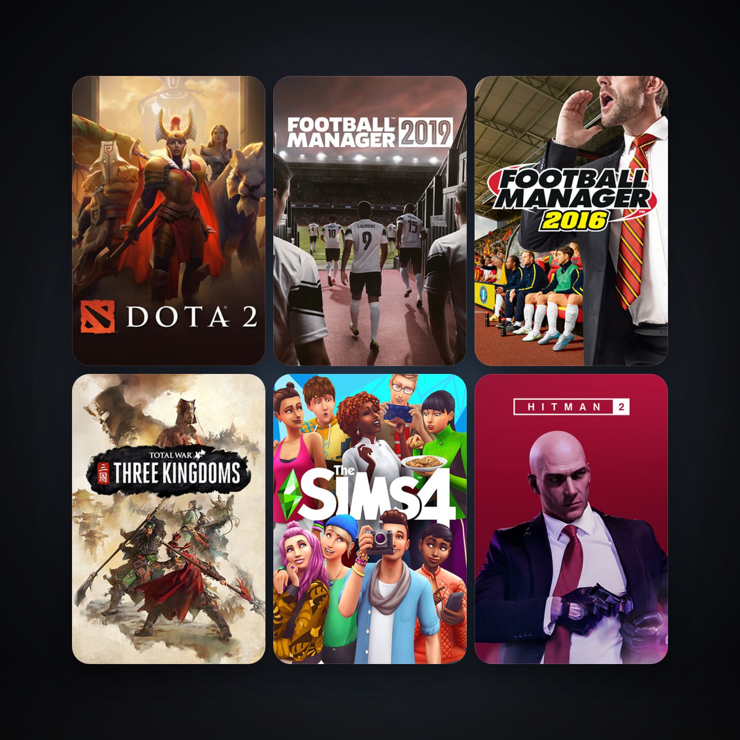 Dota 2 + Football Manager 2016, 9 games, clean — HabibiAccounts