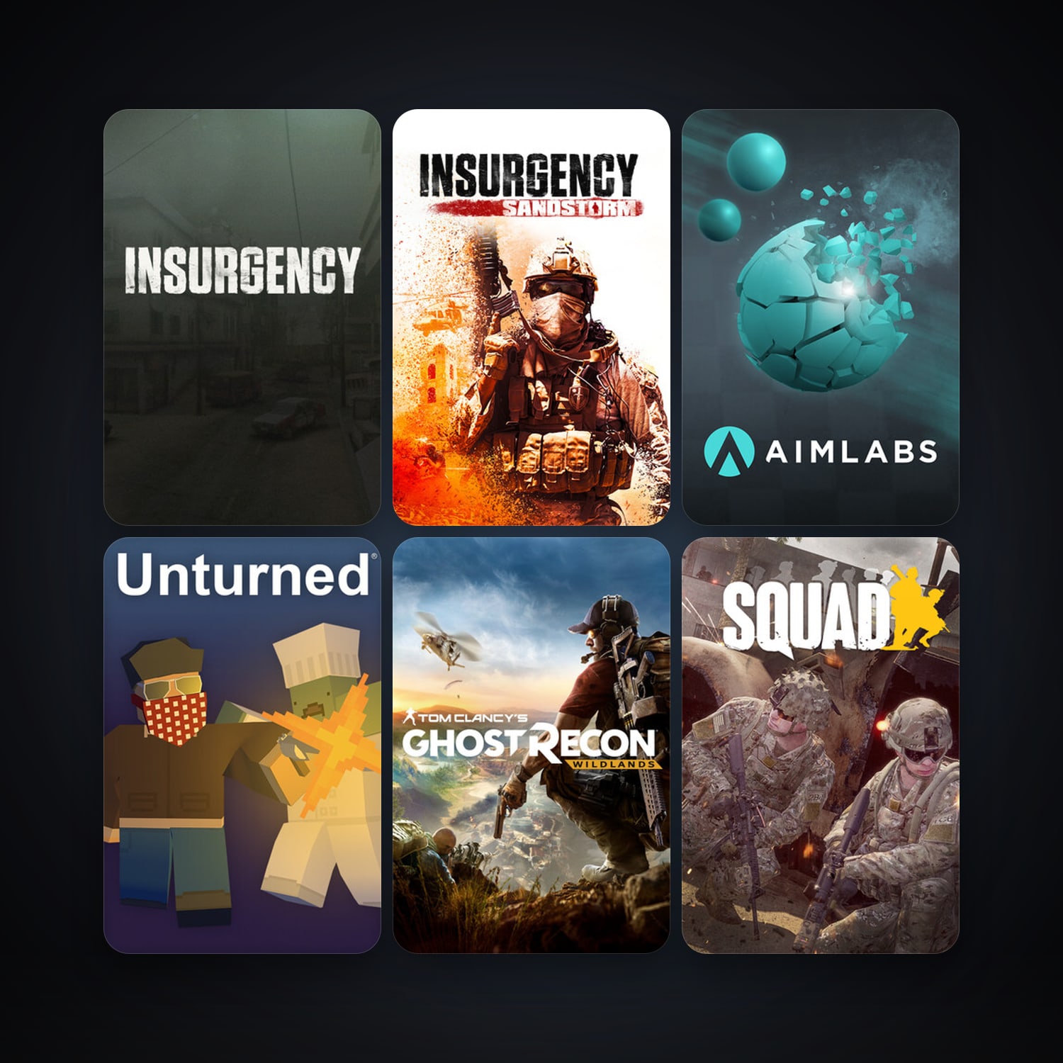 Insurgency + Unturned, 14 games, clean — HabibiAccounts